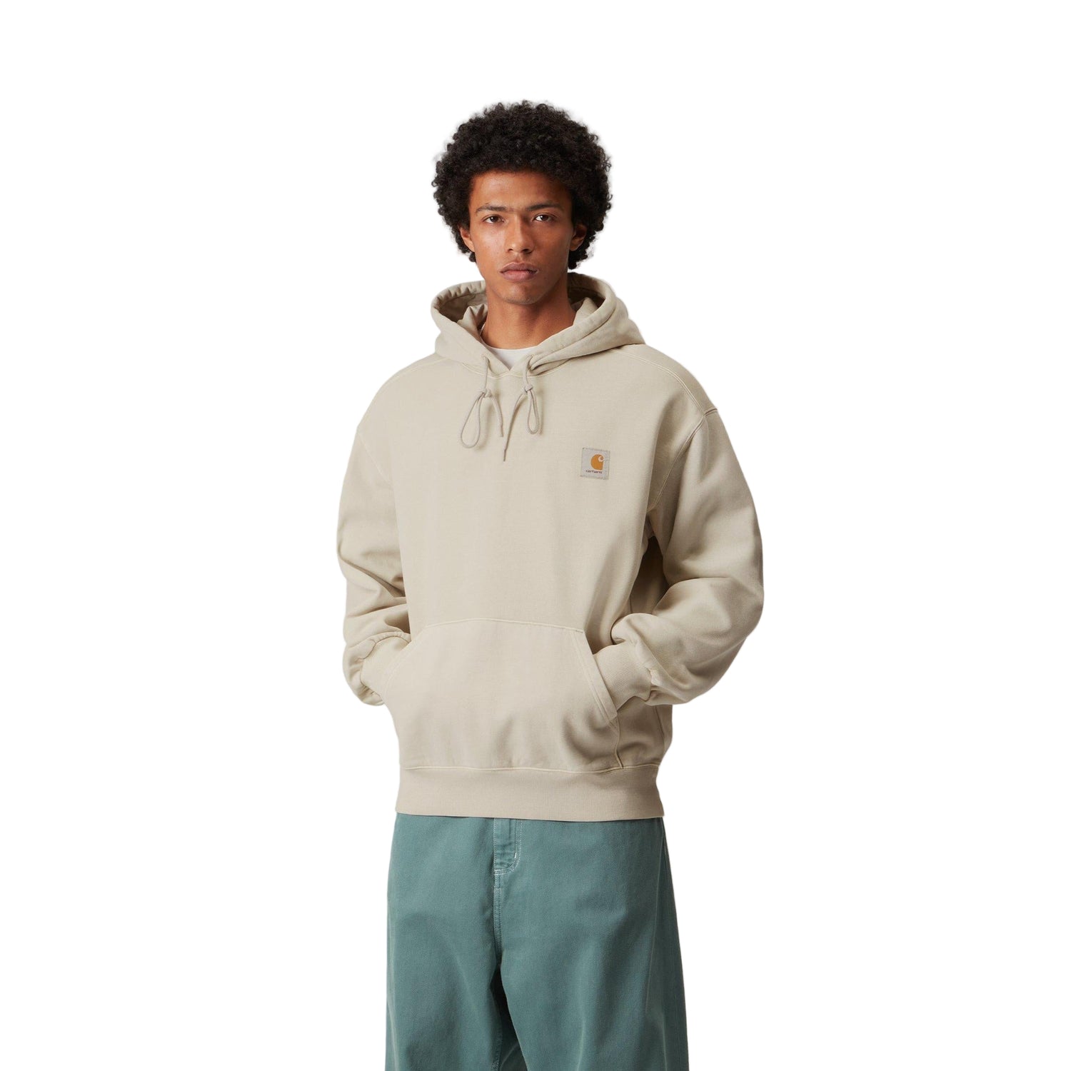 HOODED VISTA SWEAT FLEUR DE SEL GARMENT DYED