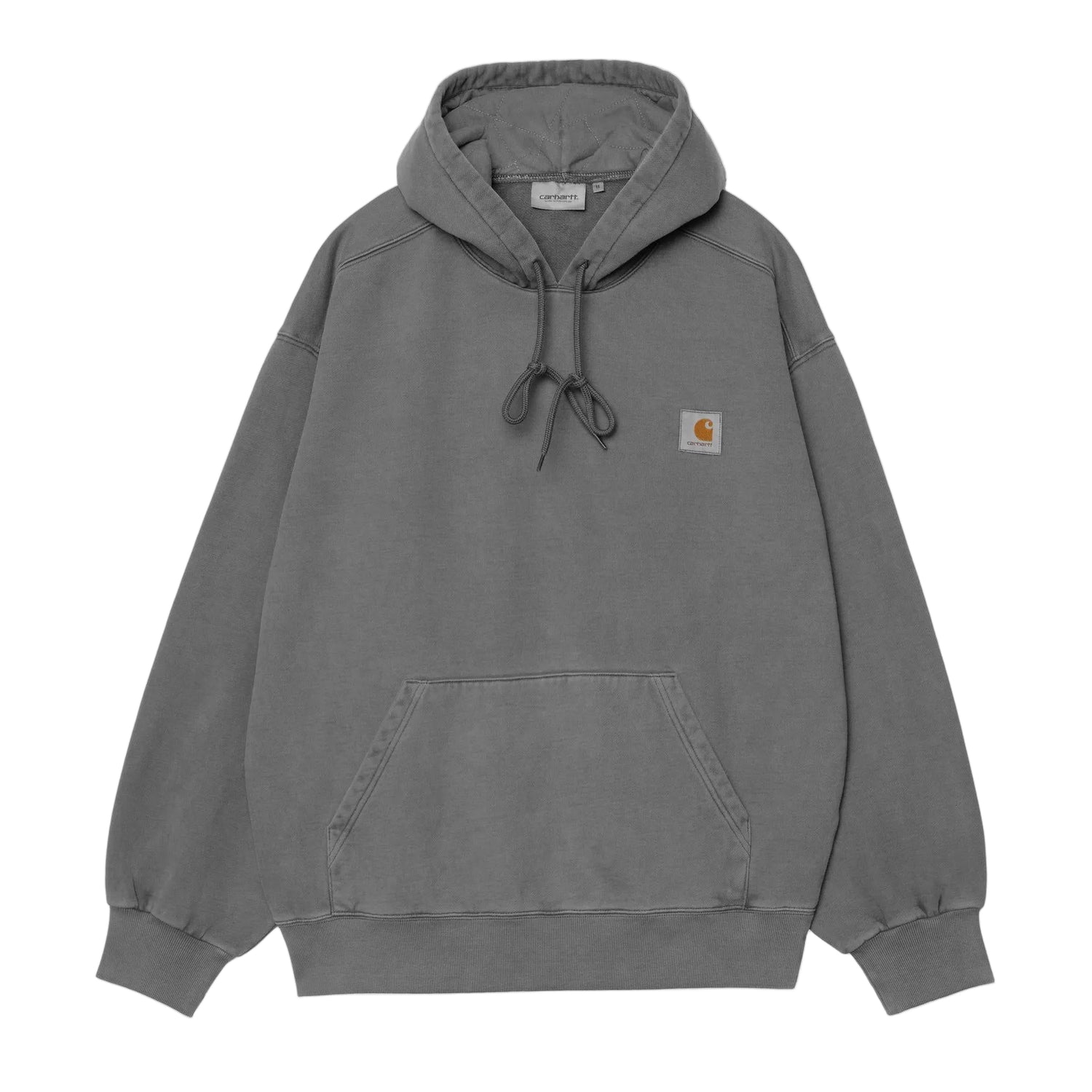 HOODED VISTA SWEAT BLACK GARMENT DYED