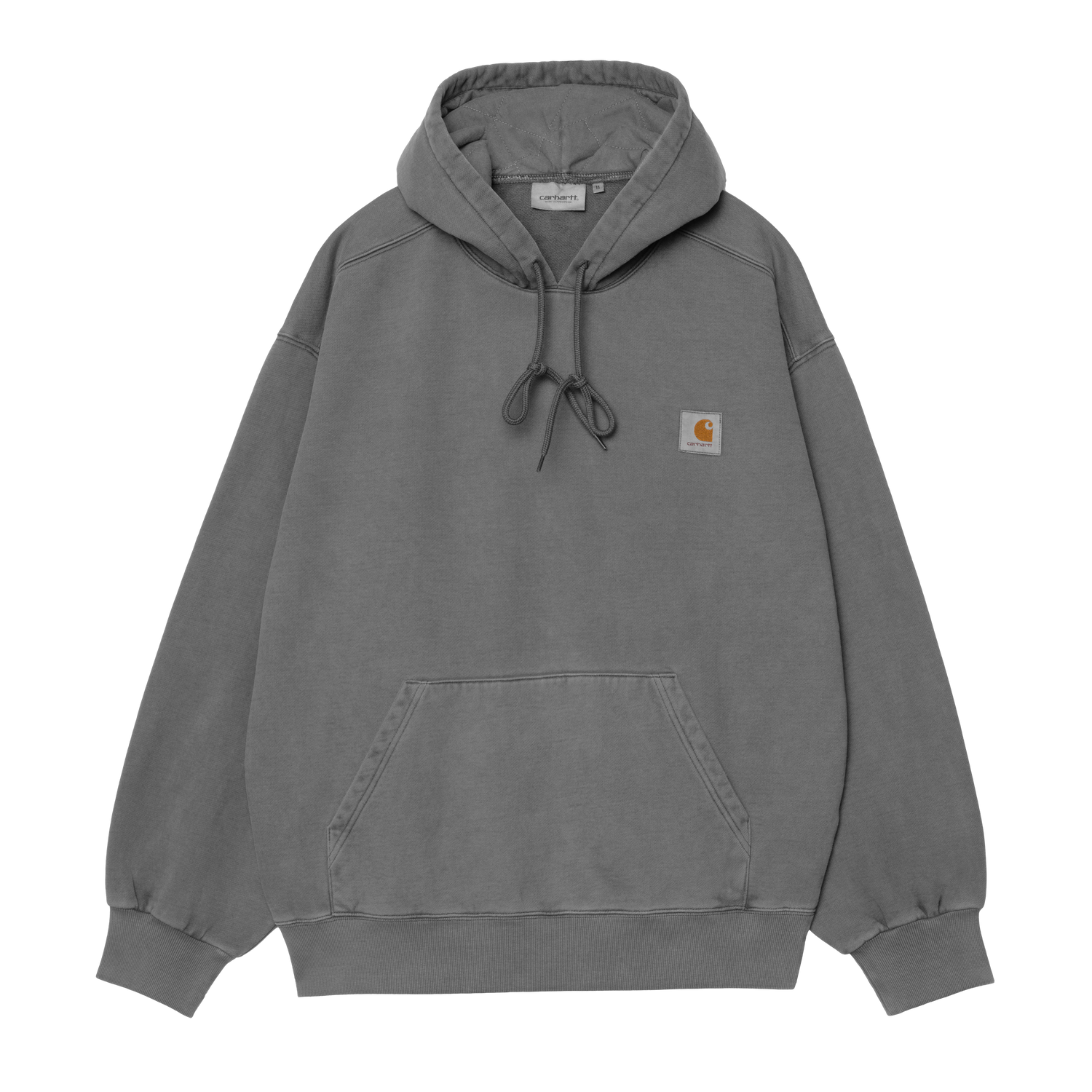 HOODED VISTA SWEAT BLACK GARMENT DYED
