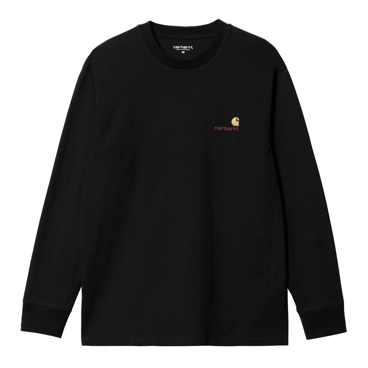 L/S AMERICAN SCRIPT T-SHIRT BLACK