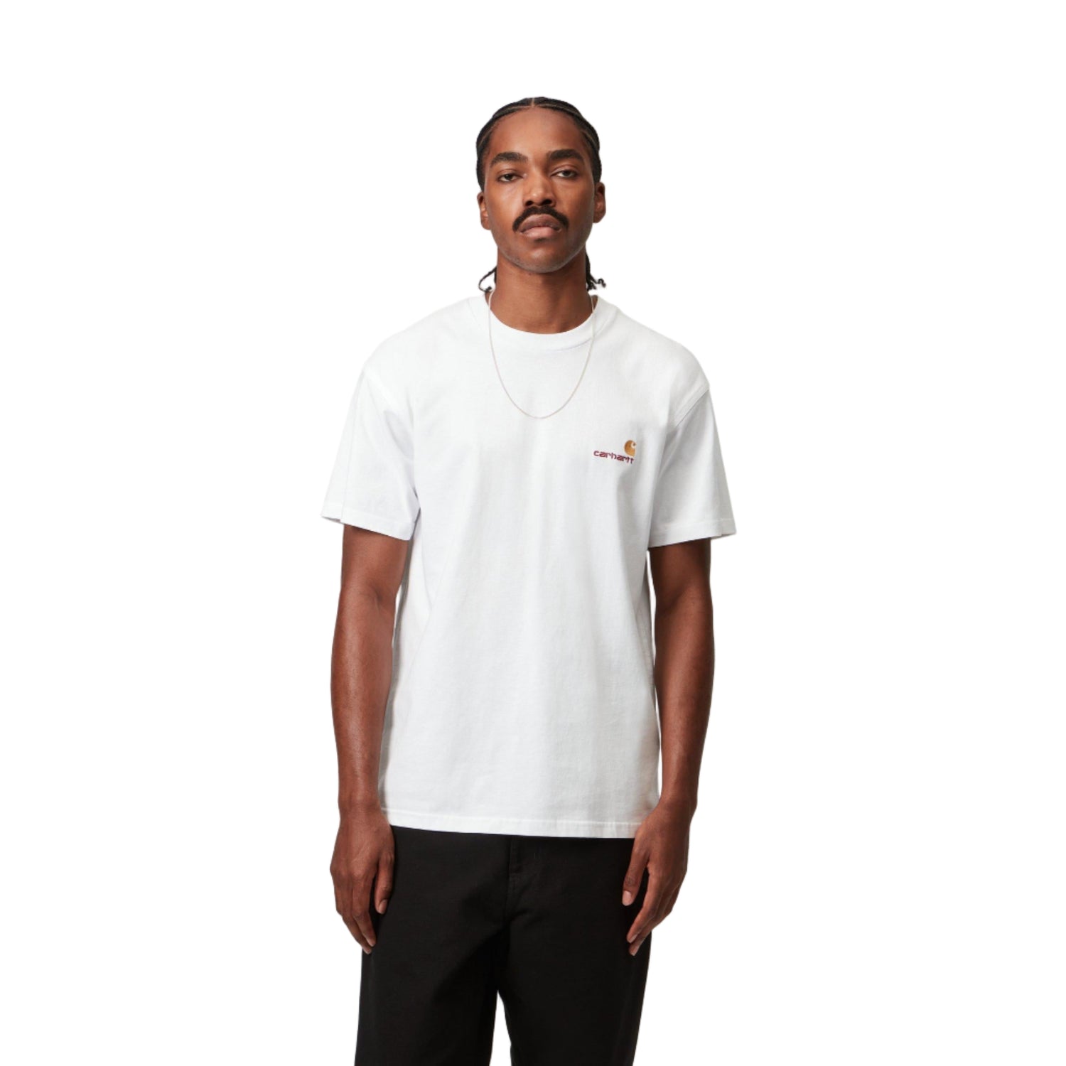 S/S AMERICAN SCRIPT T-SHIRT WHITE