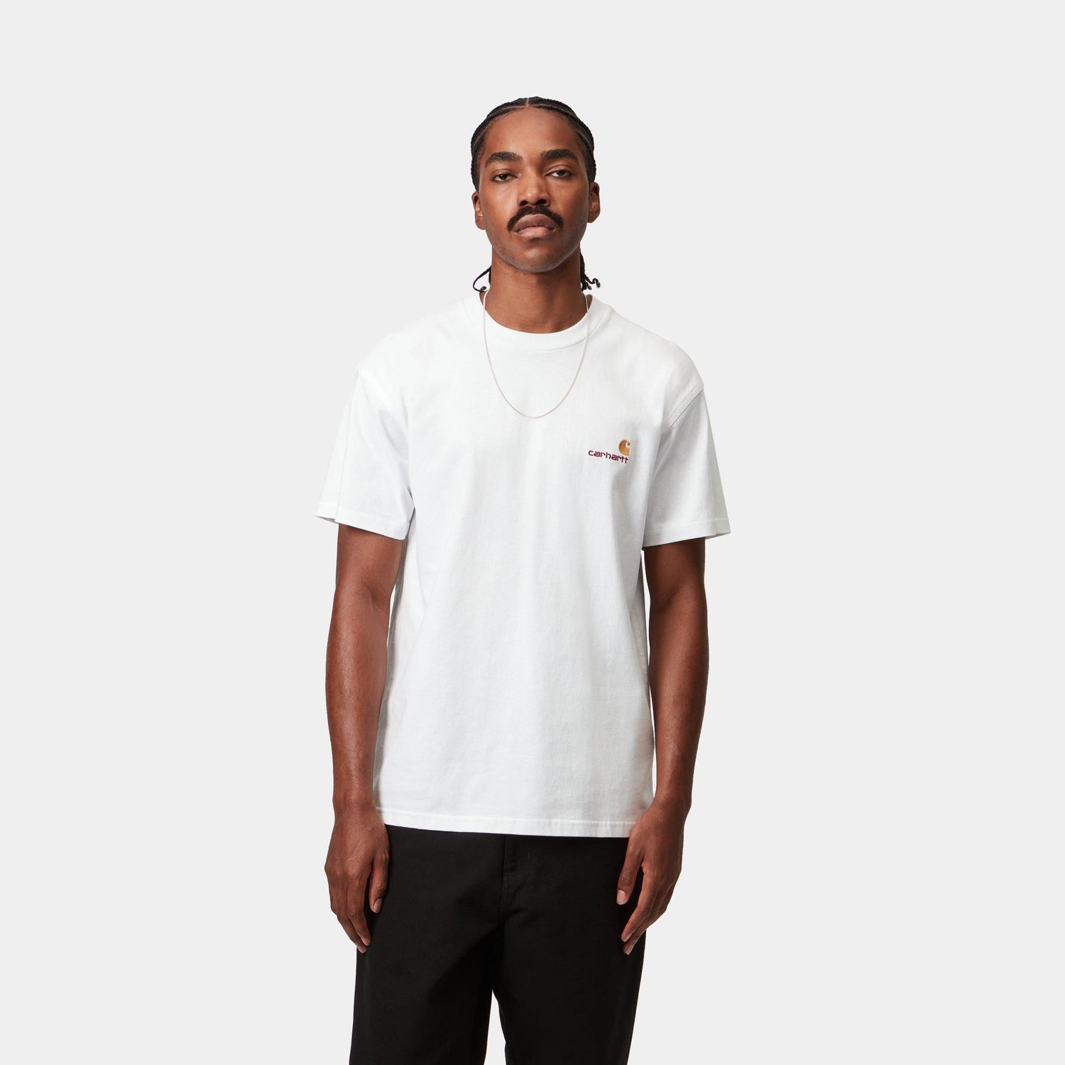 S/S AMERICAN SCRIPT T-SHIRT WHITE