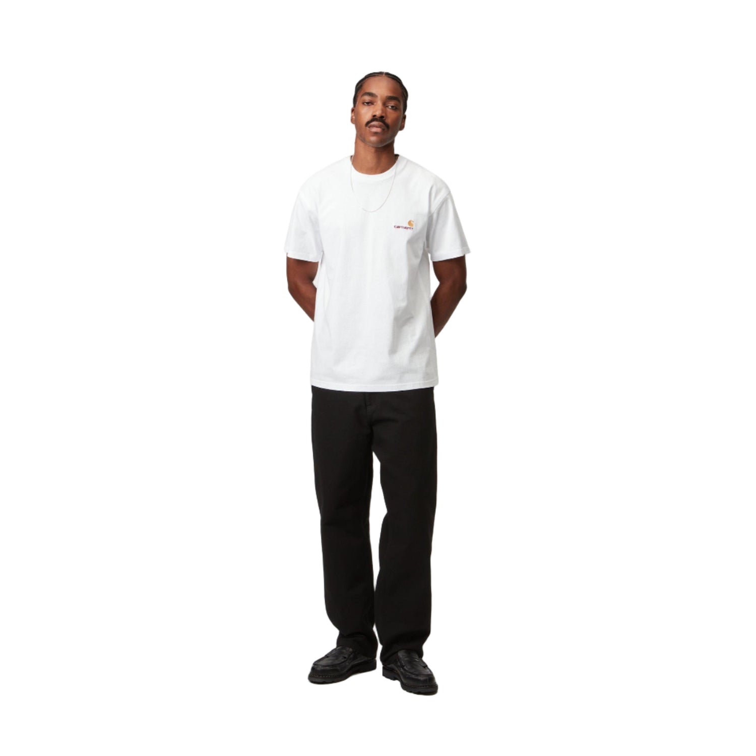 S/S AMERICAN SCRIPT T-SHIRT WHITE