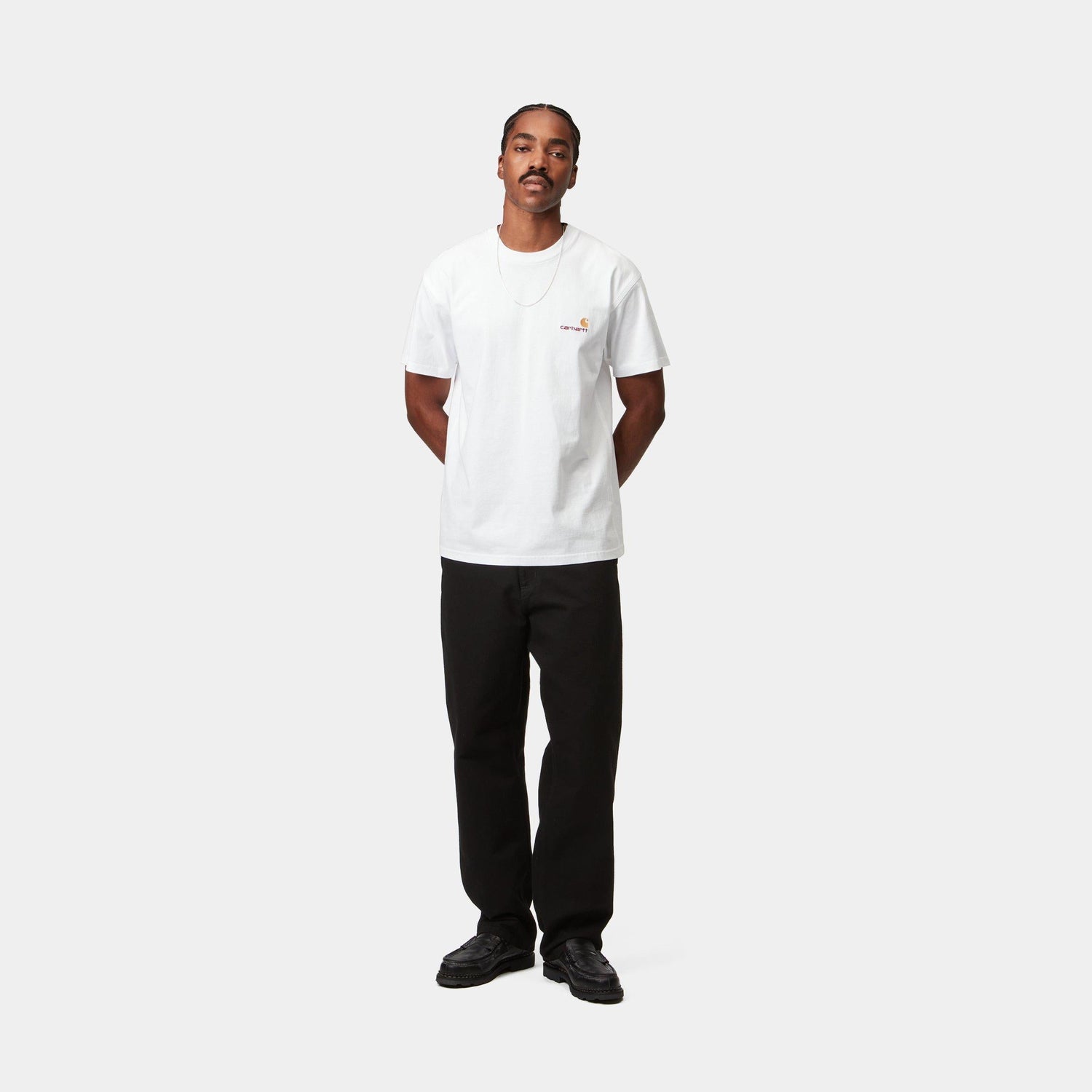 S/S AMERICAN SCRIPT T-SHIRT WHITE