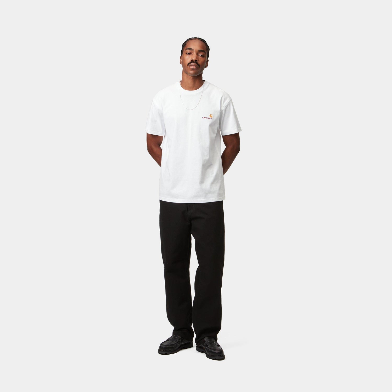 S/S AMERICAN SCRIPT T-SHIRT WHITE