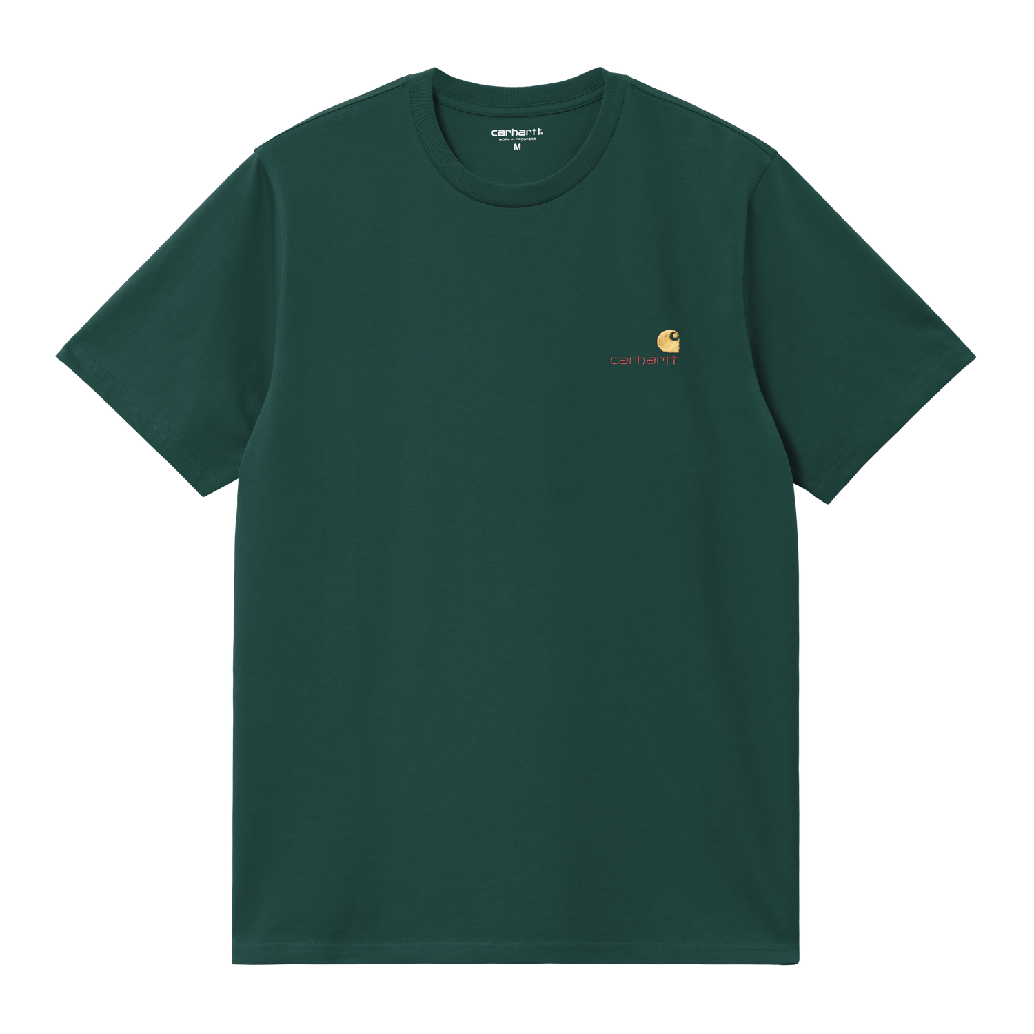 S/S AMERICAN SCRIPT T-SHIRT DARK FIR
