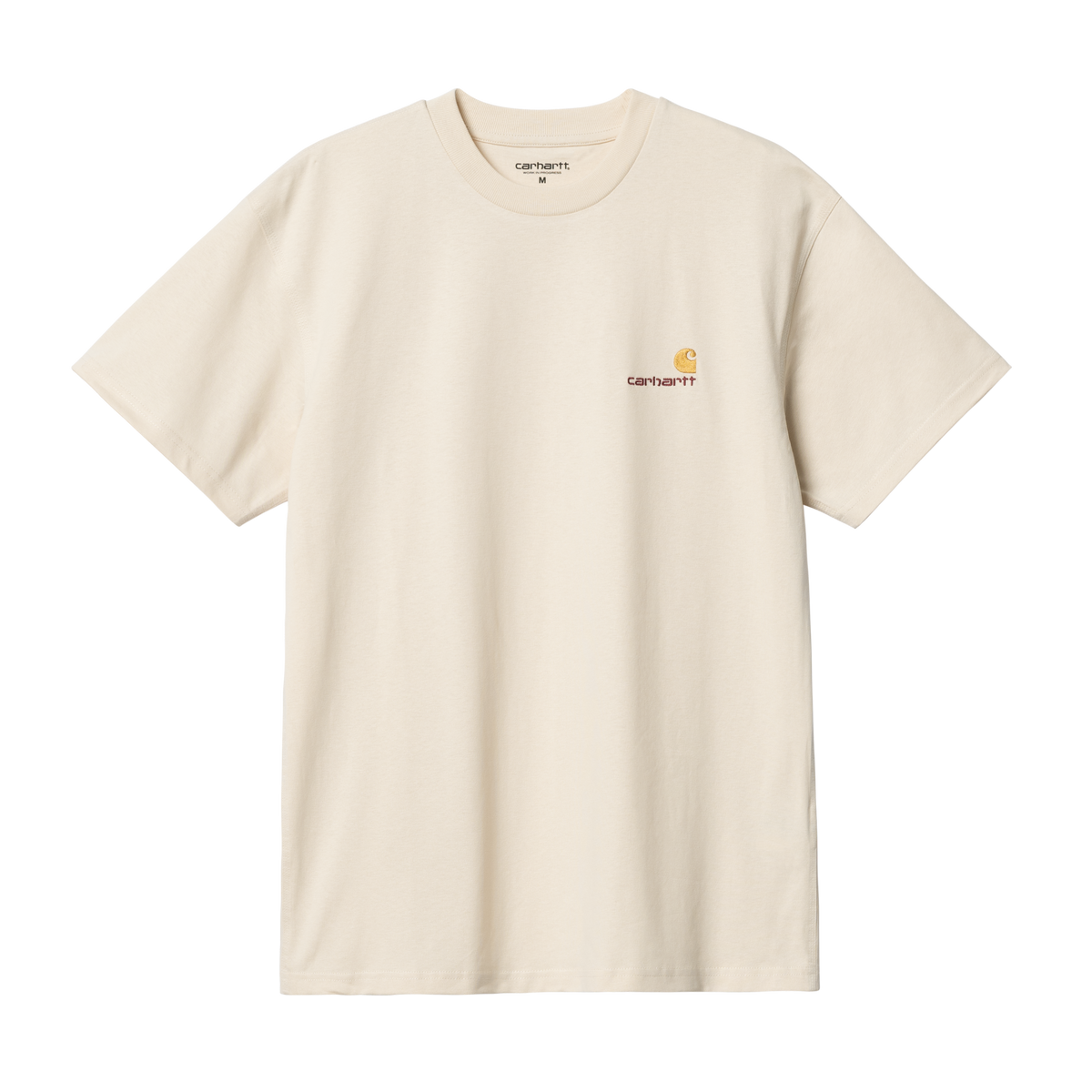 S/S AMERICAN SCRIPT T-SHIRT NATURAL
