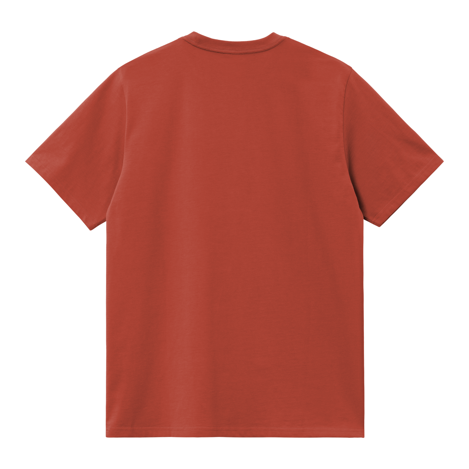 S/S AMERICAN SCRIPT T-SHIRT OXIDE RED
