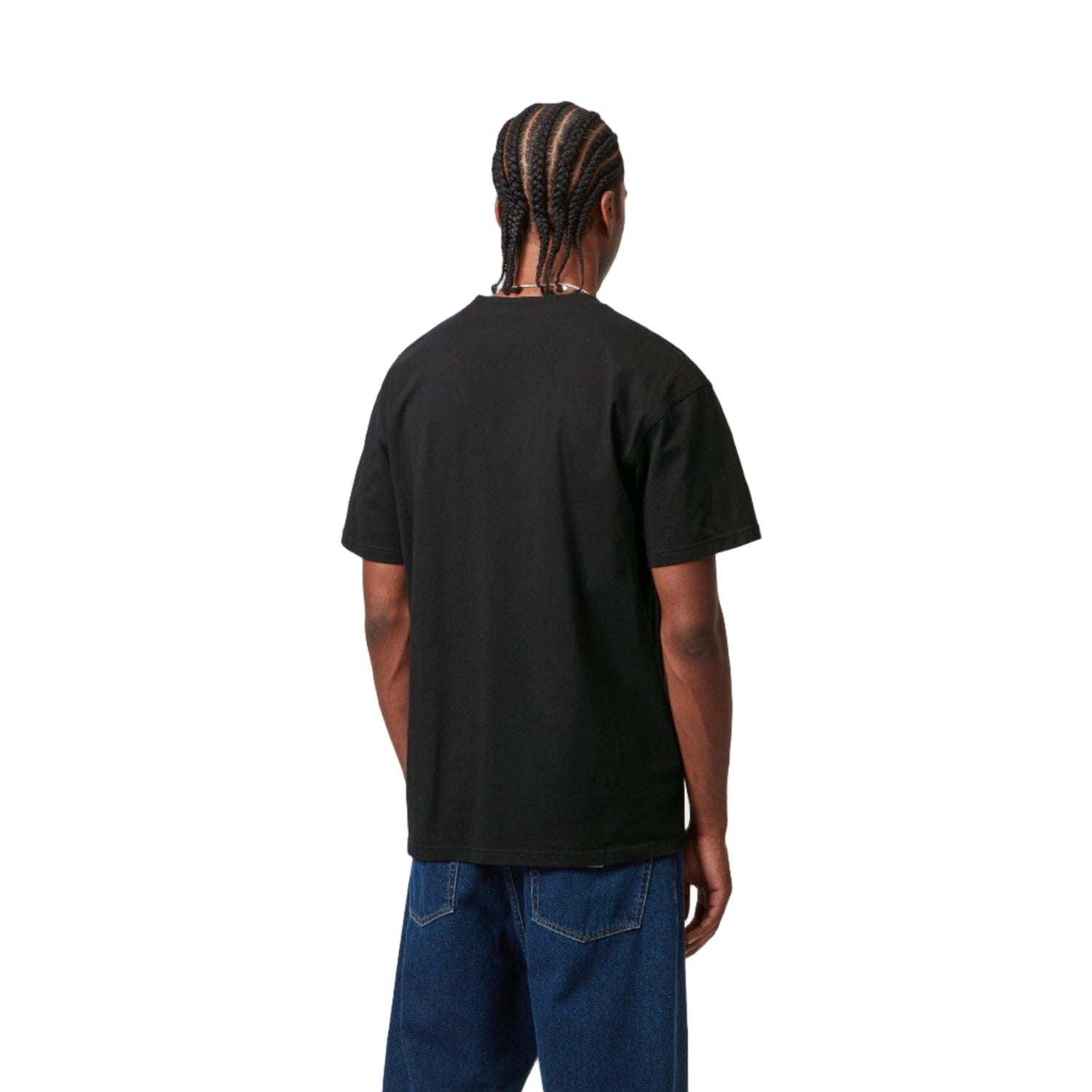 S/S AMERICAN SCRIPT T-SHIRT BLACK