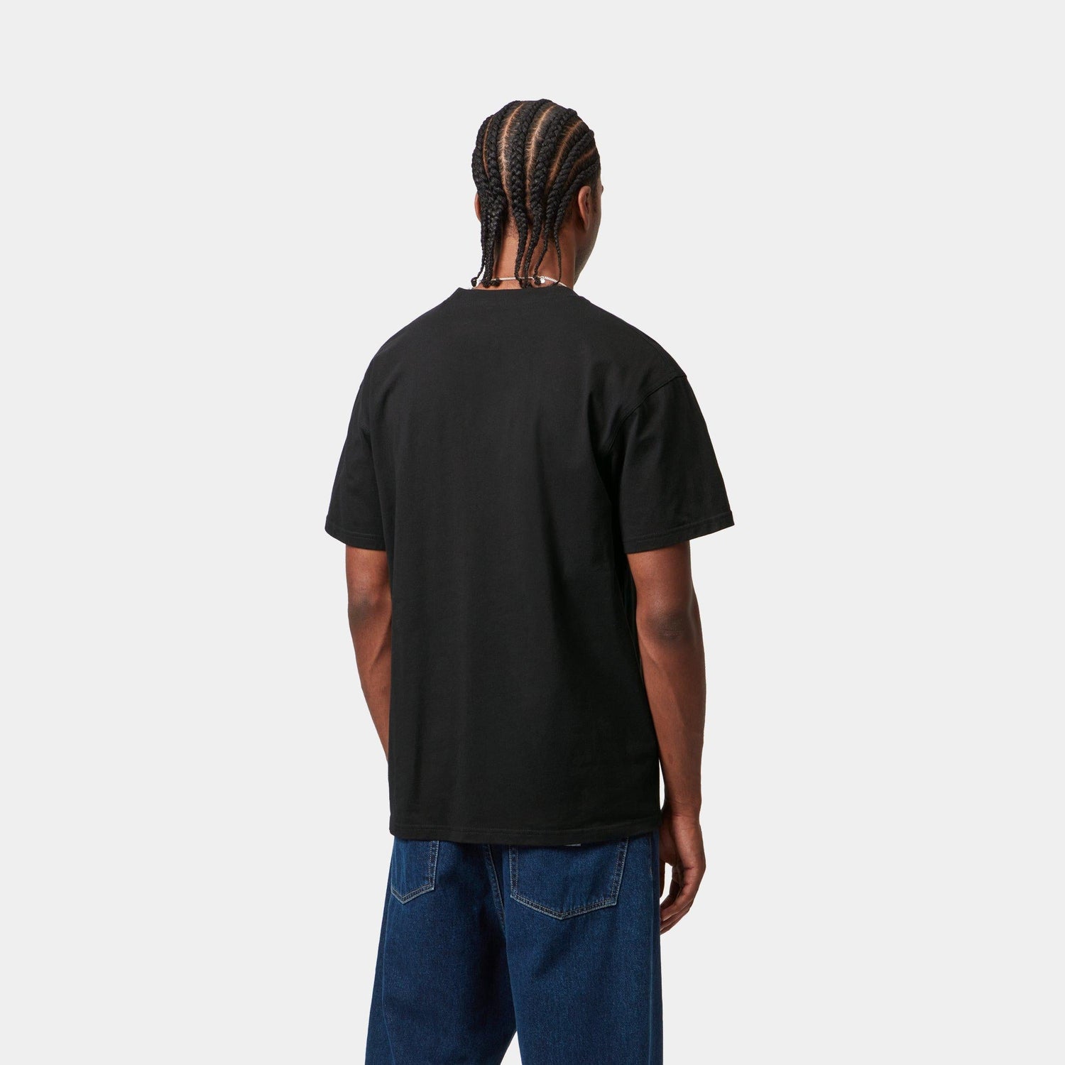 S/S AMERICAN SCRIPT T-SHIRT BLACK