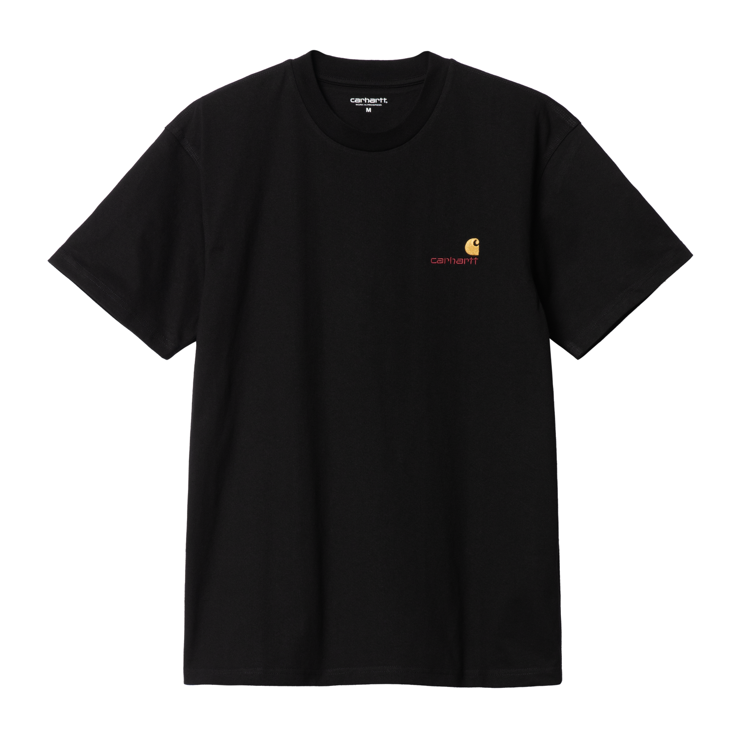 S/S AMERICAN SCRIPT T-SHIRT BLACK