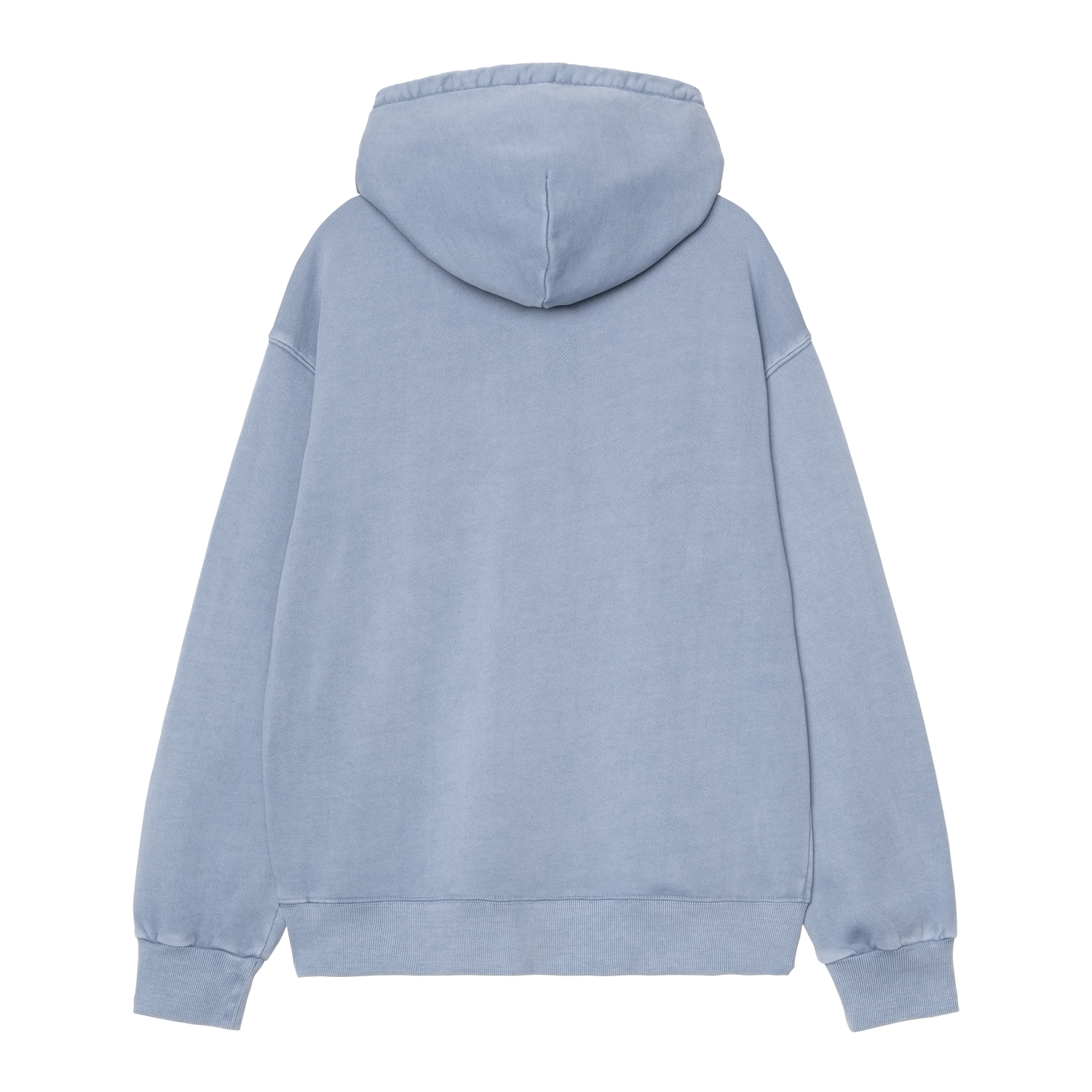 HOODED NELSON SWEAT GENTLE BLUE GARMENT DYED