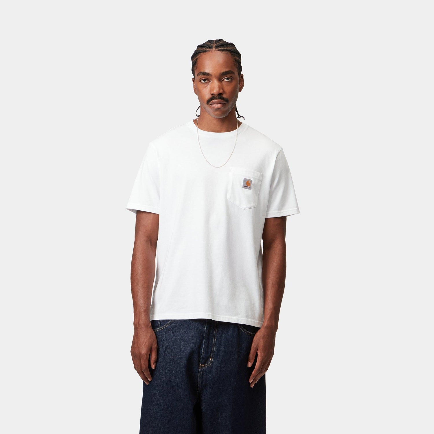 S/S POCKET T-SHIRT WHITE