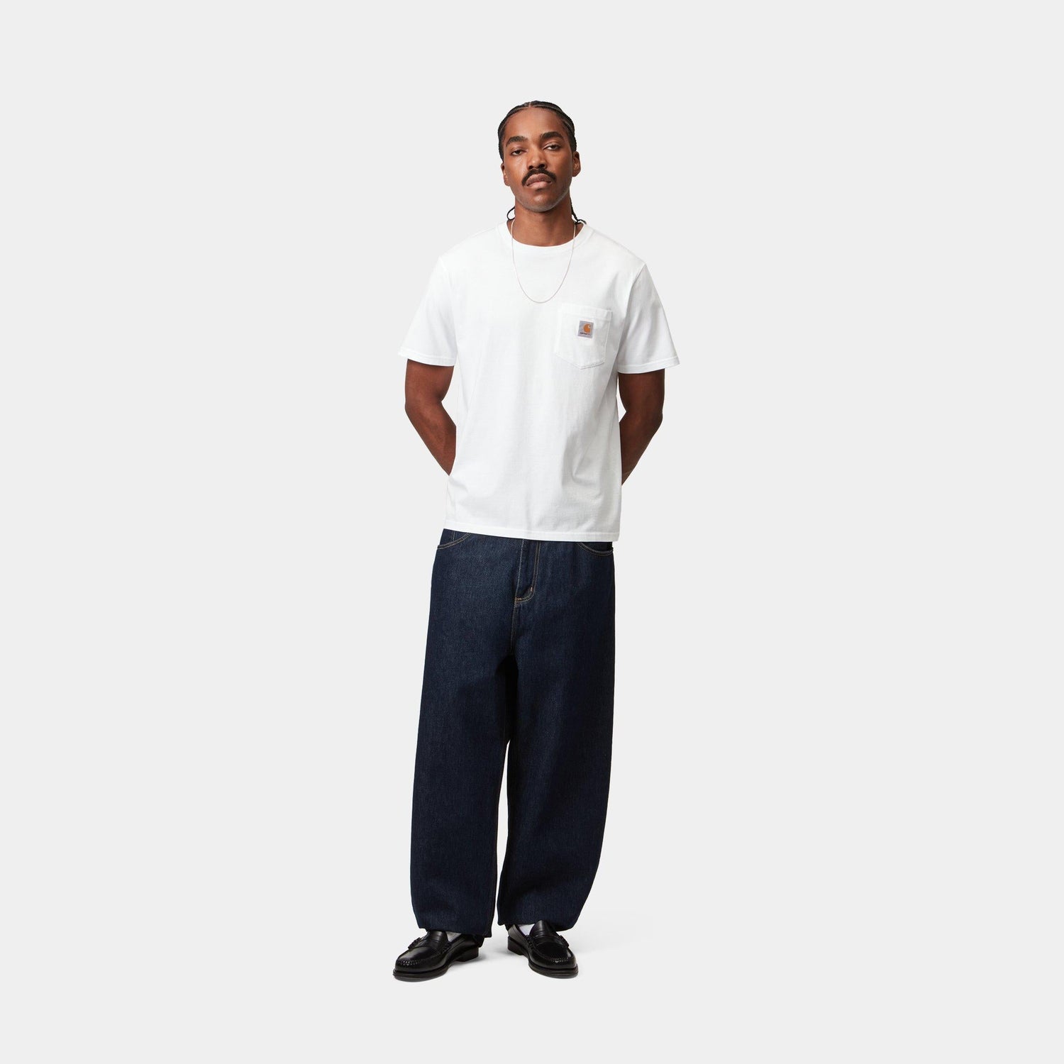 S/S POCKET T-SHIRT WHITE