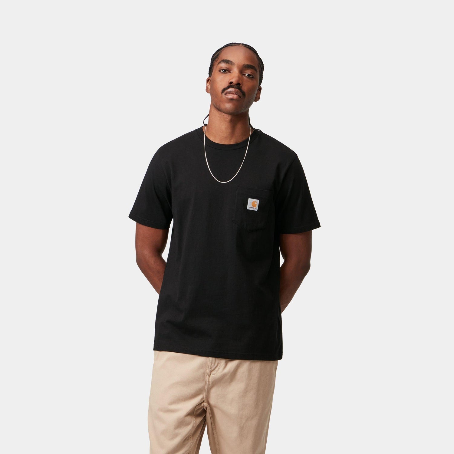S/S POCKET T-SHIRT BLACK