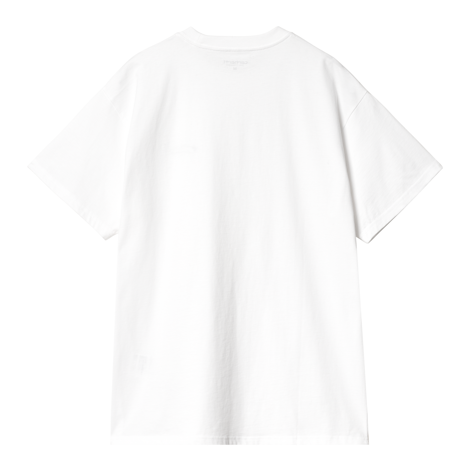S/S SCRIPT EMBROIDERY T-SHIRT WHITE / BLACK