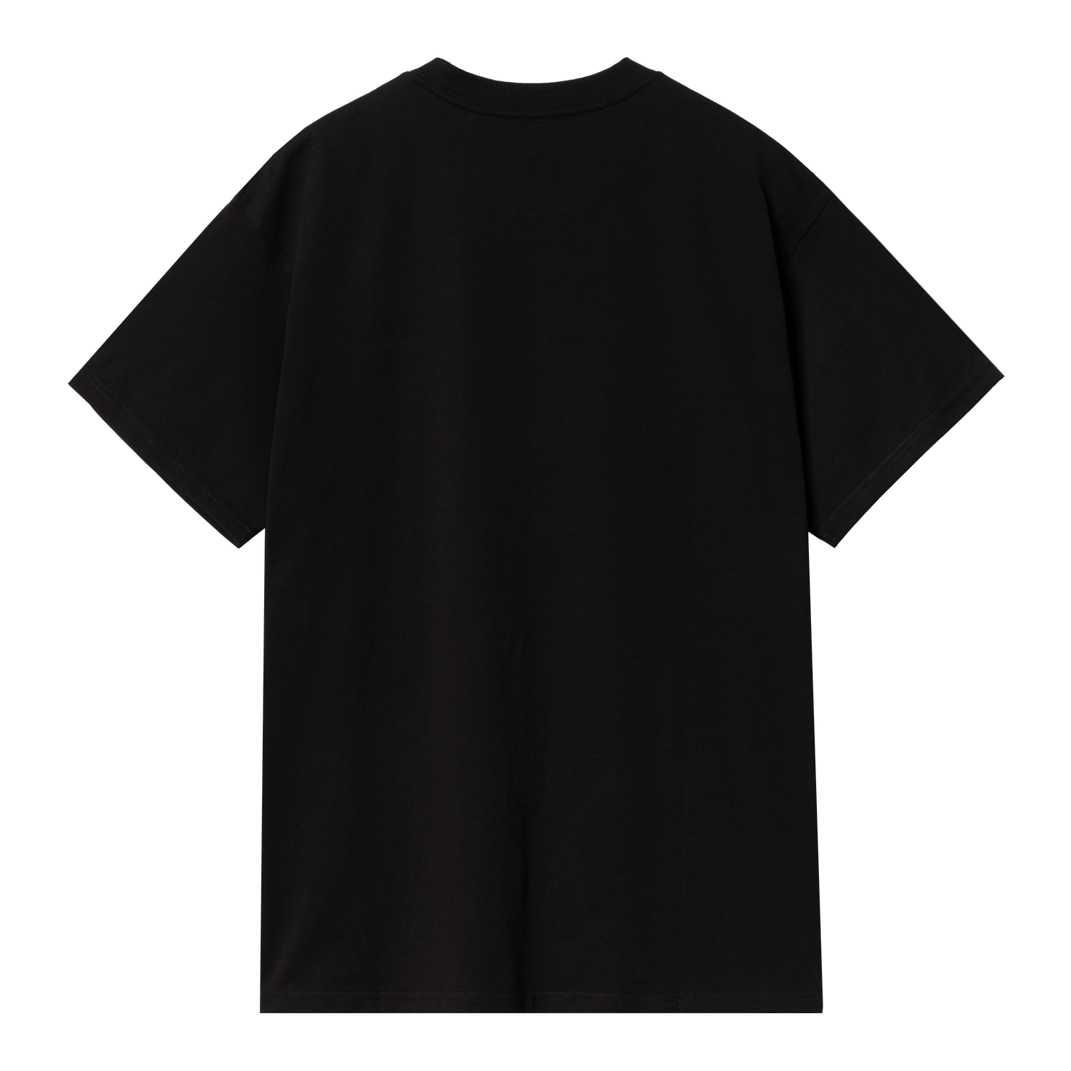 S/S SCRIPT EMBROIDERY T-SHIRT BLACK / WHITE
