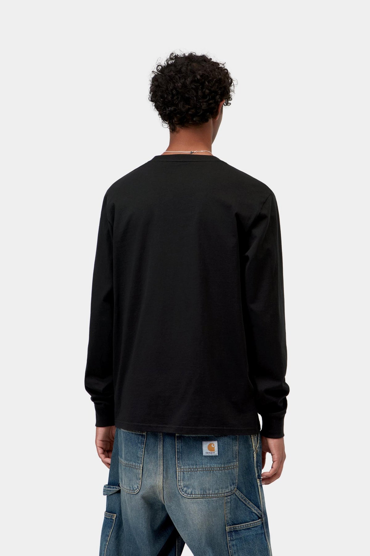 L/S POCKET T-SHIRT BLACK