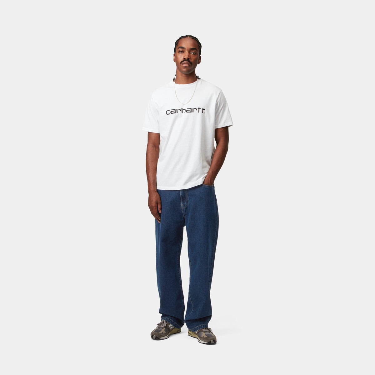 LANDON PANT BLUE STONE WASHED