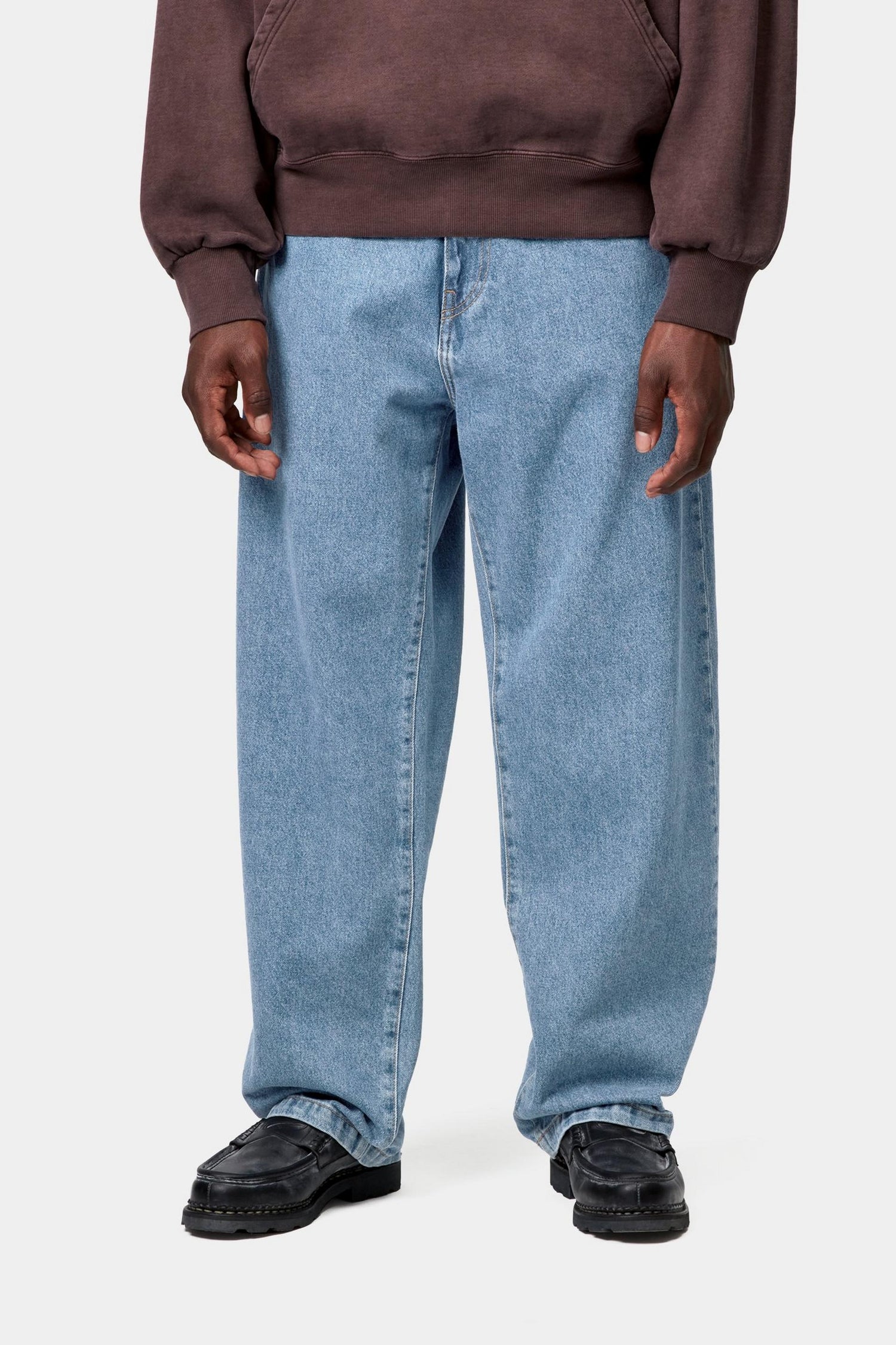LANDON PANT BLUE HEAVY STONE WASH