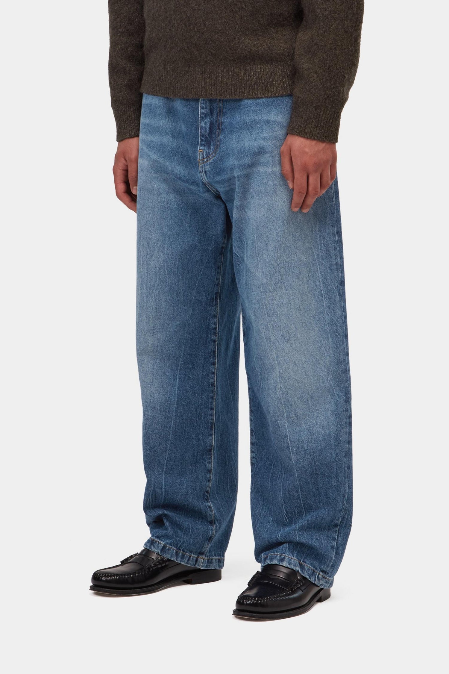 LANDON PANT BLUE MARBLE USED WASH