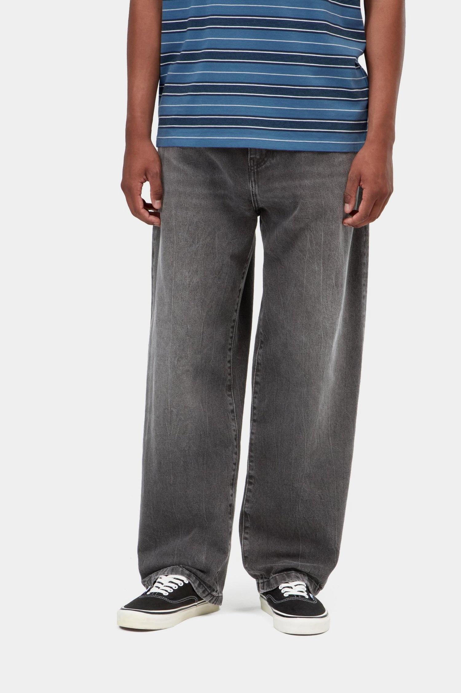 LANDON PANT BLACK MARBLE USED WASH