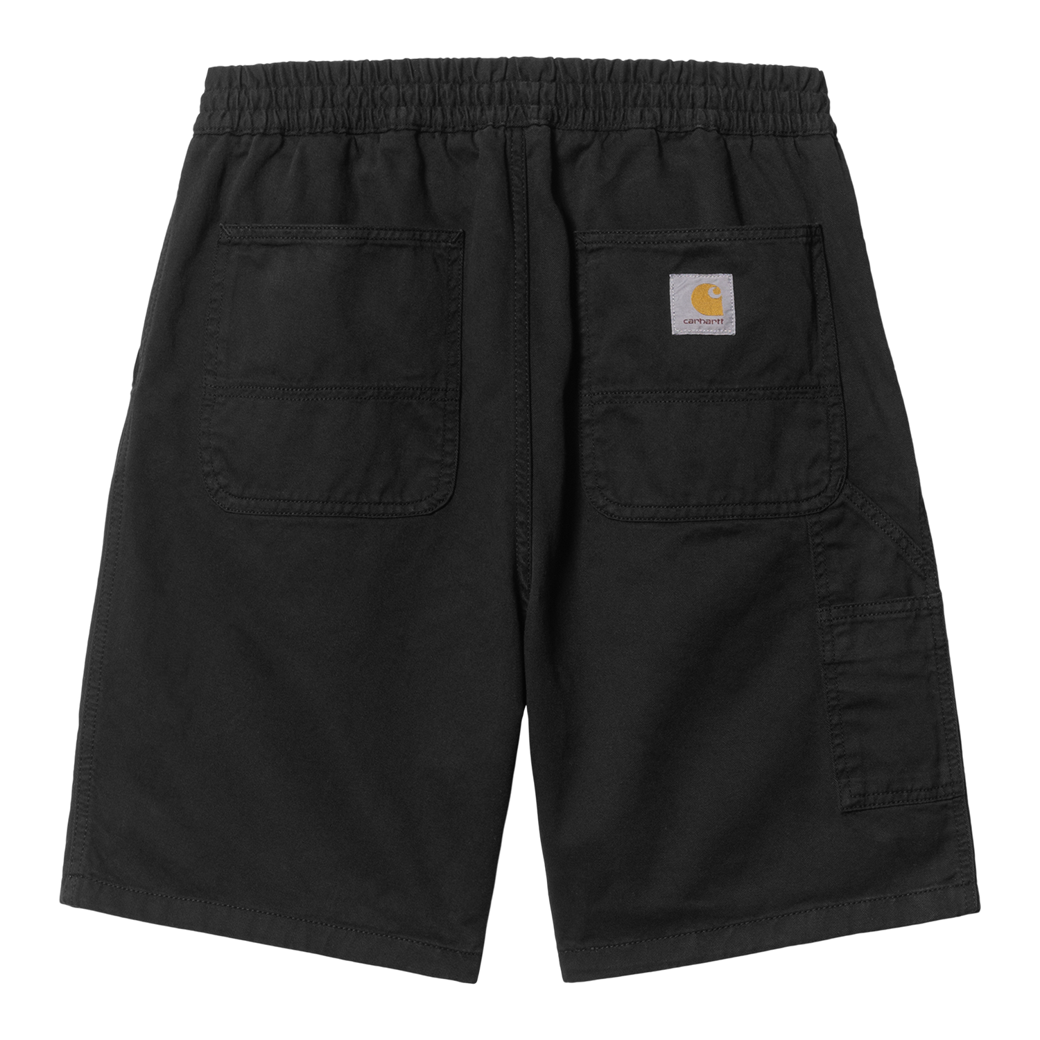 FLINT SHORT BLACK GARMENT DYED
