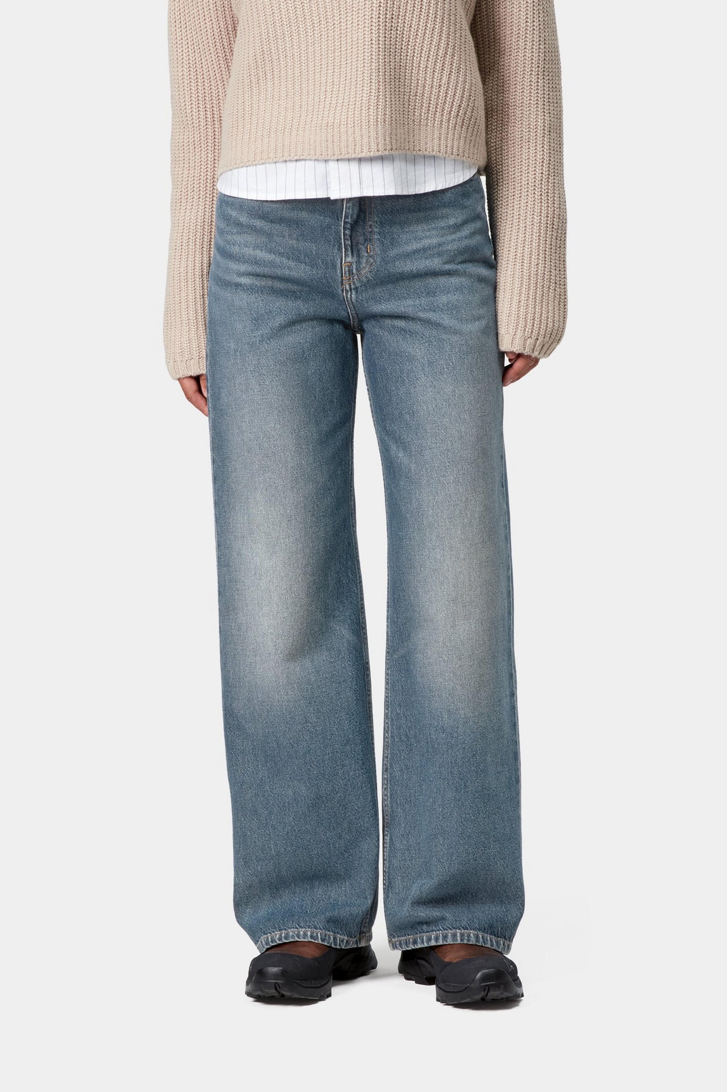W' JANE PANT BLUE DARK USED WASH