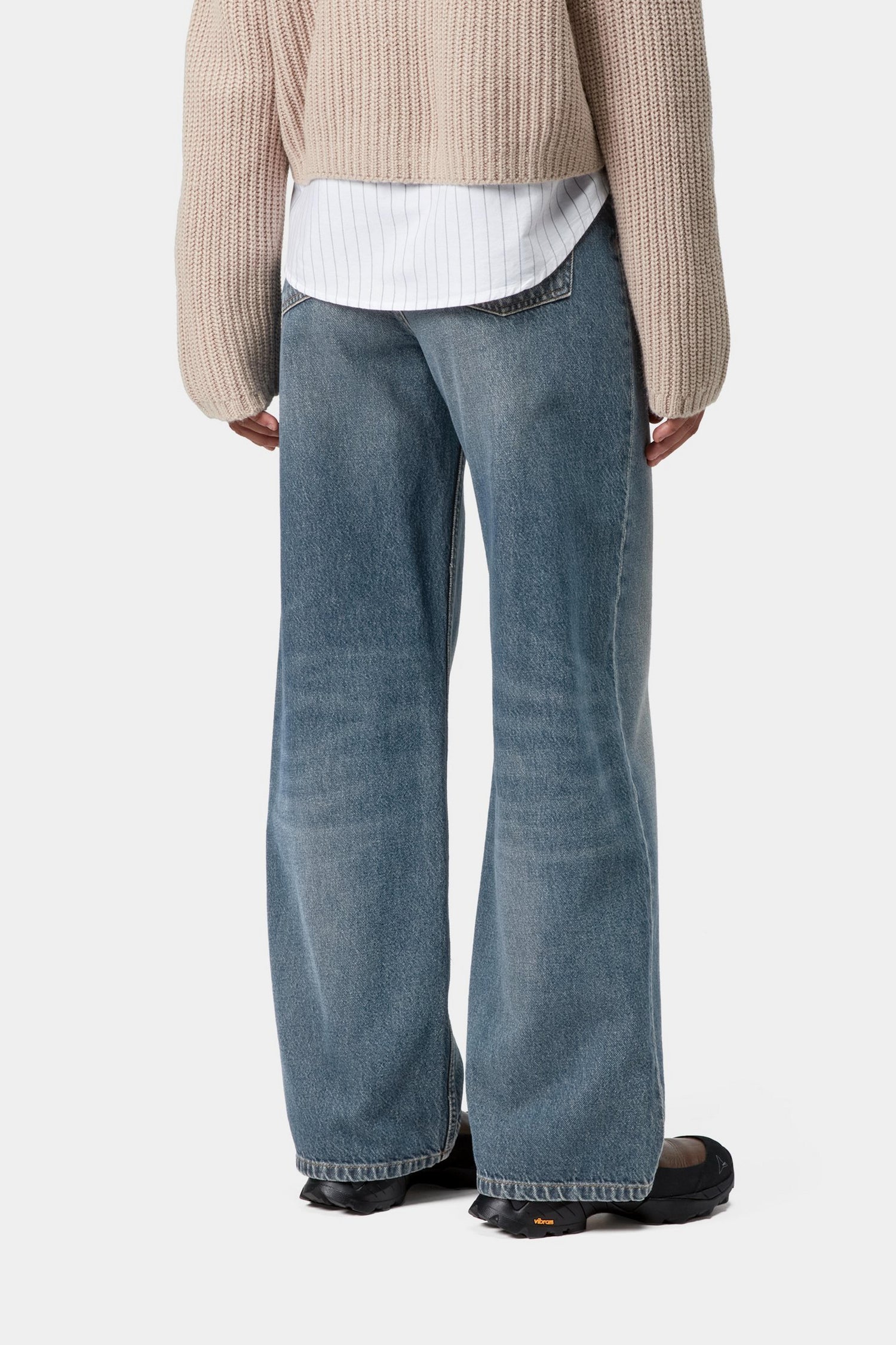 W' JANE PANT BLUE DARK USED WASH