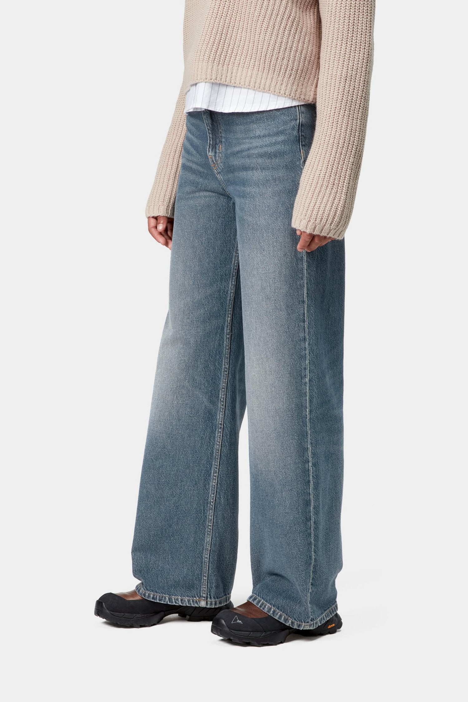 W' JANE PANT BLUE DARK USED WASH