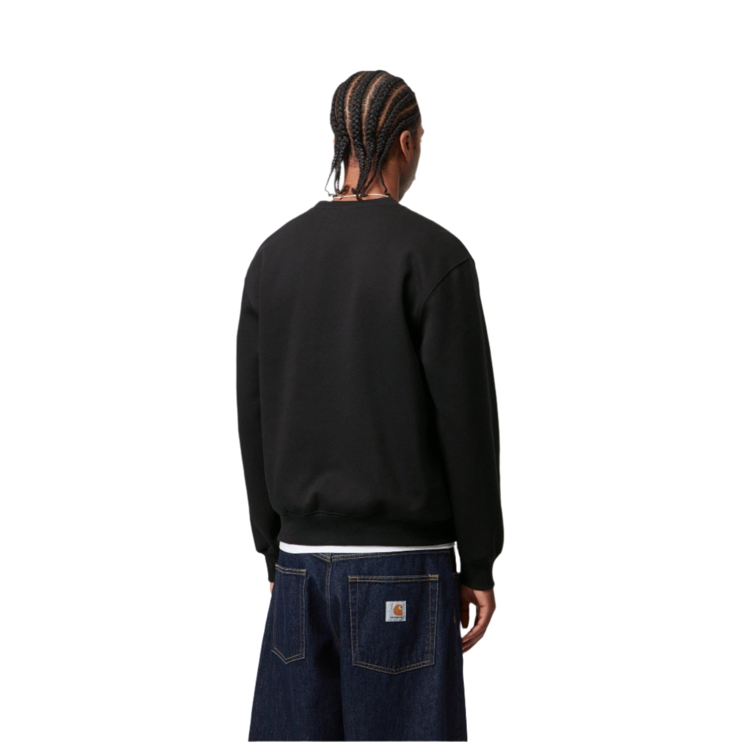CARHARTT SWEAT BLACK / WHITE