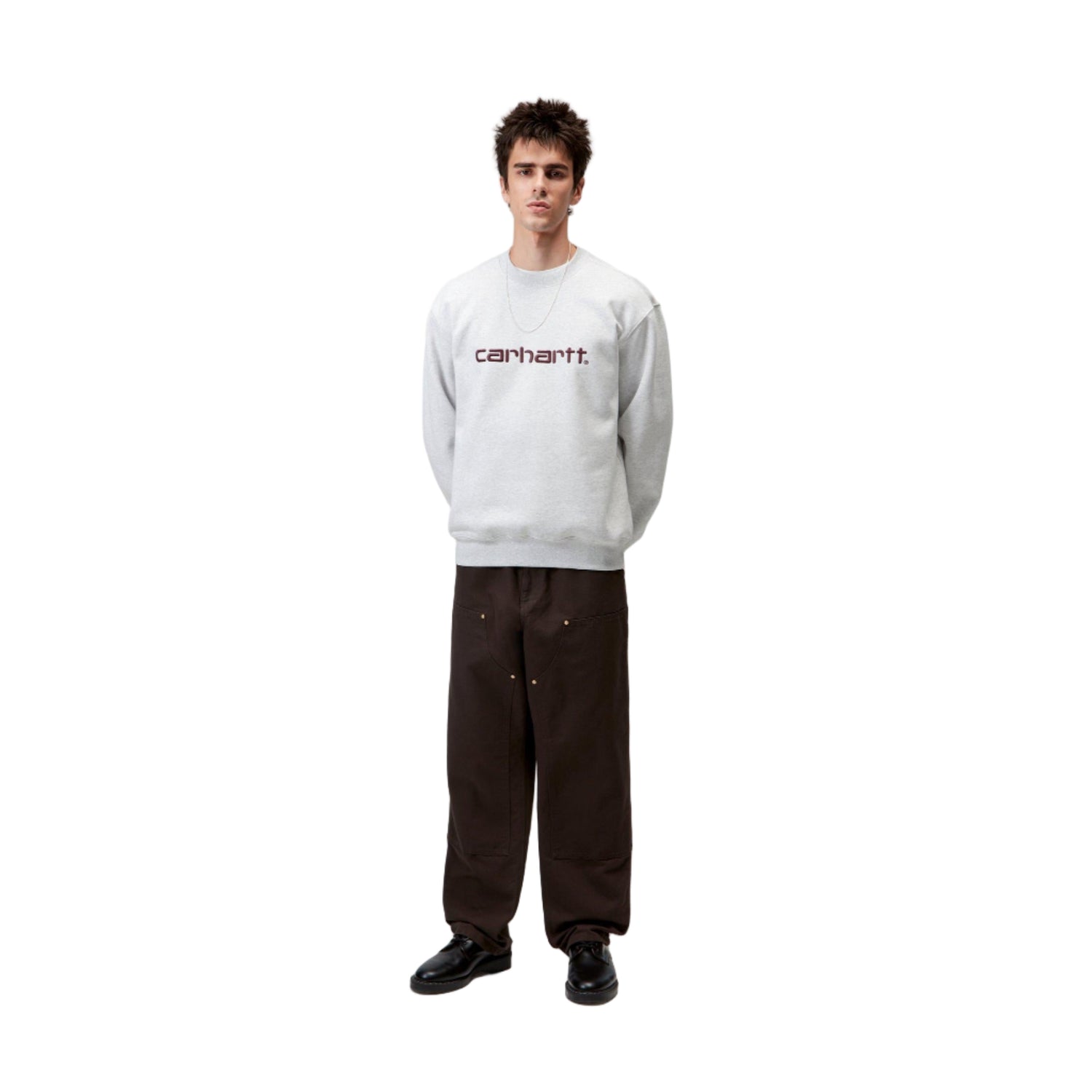 CARHARTT SWEAT ASH HEATHER / RONDO