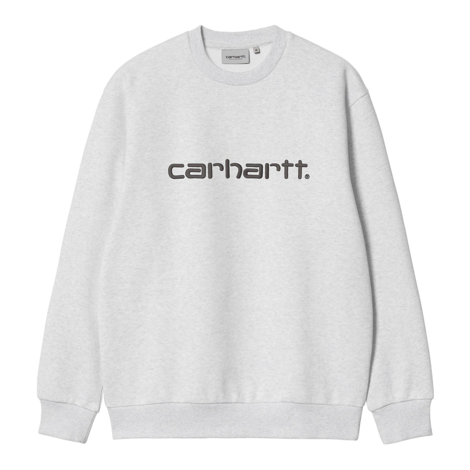 CARHARTT SWEAT ASH HEATHER / GRAPHITE