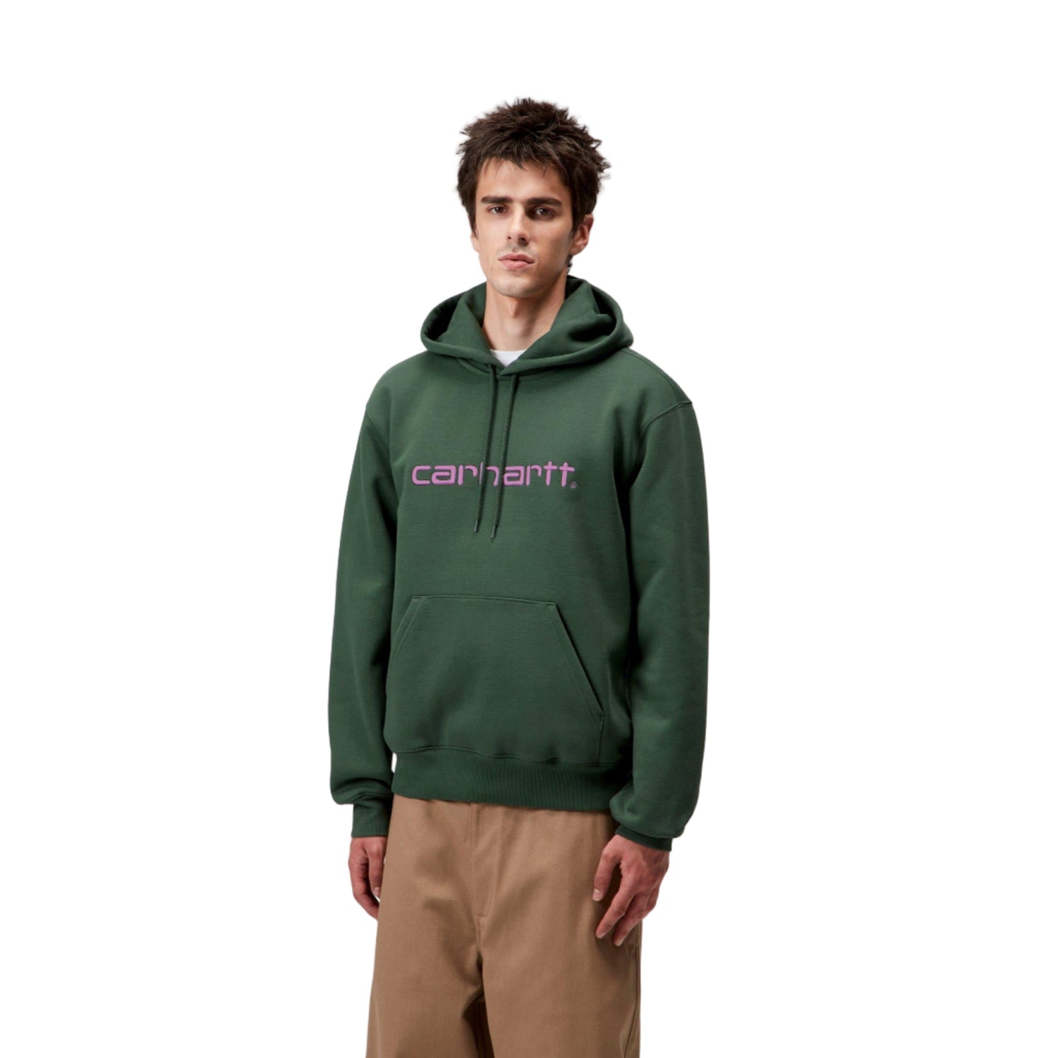 HOODED CARHARTT SWEAT SYCAMORE TREE / PHLOX