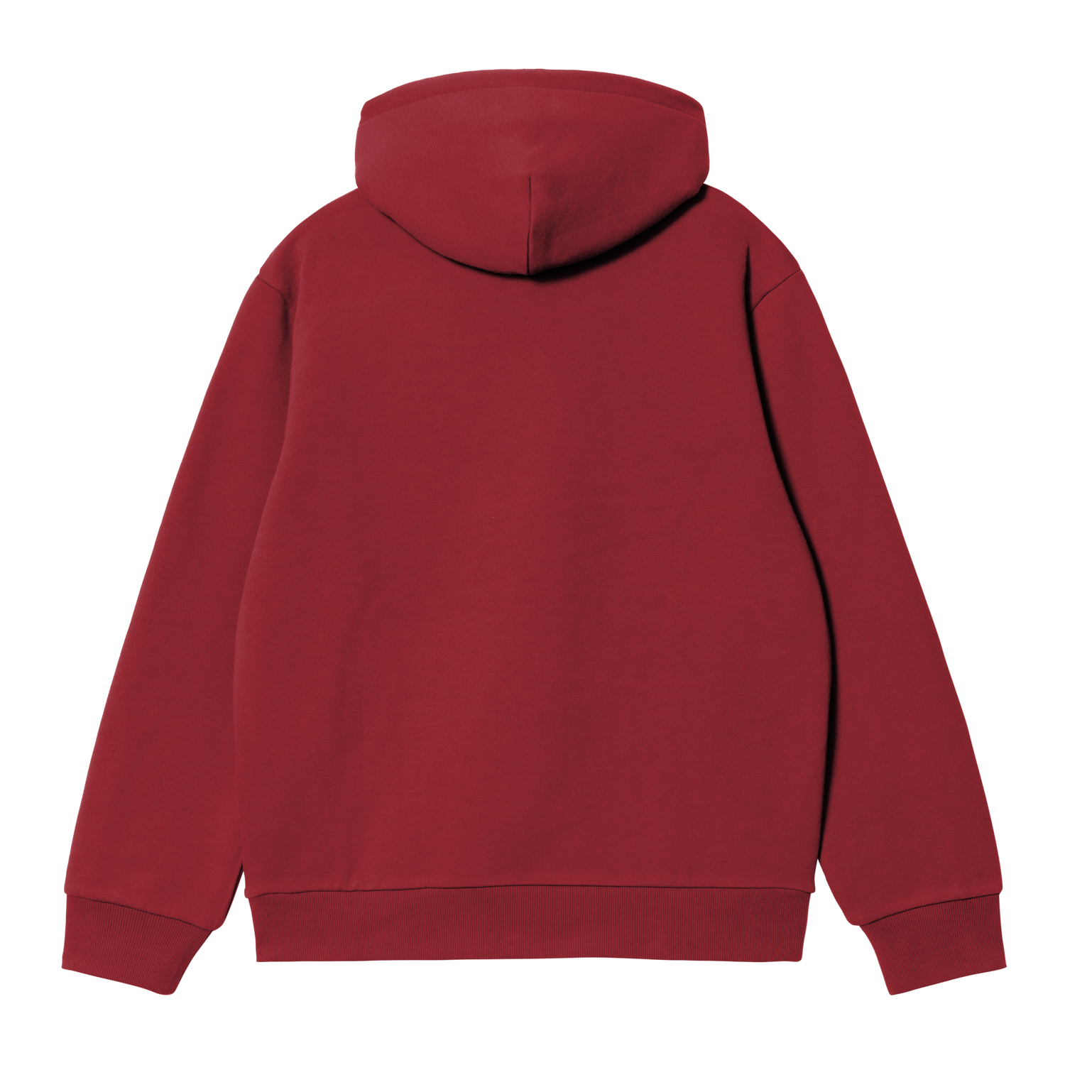 HOODED CARHARTT SWEAT SCARLET / GRAPHITE
