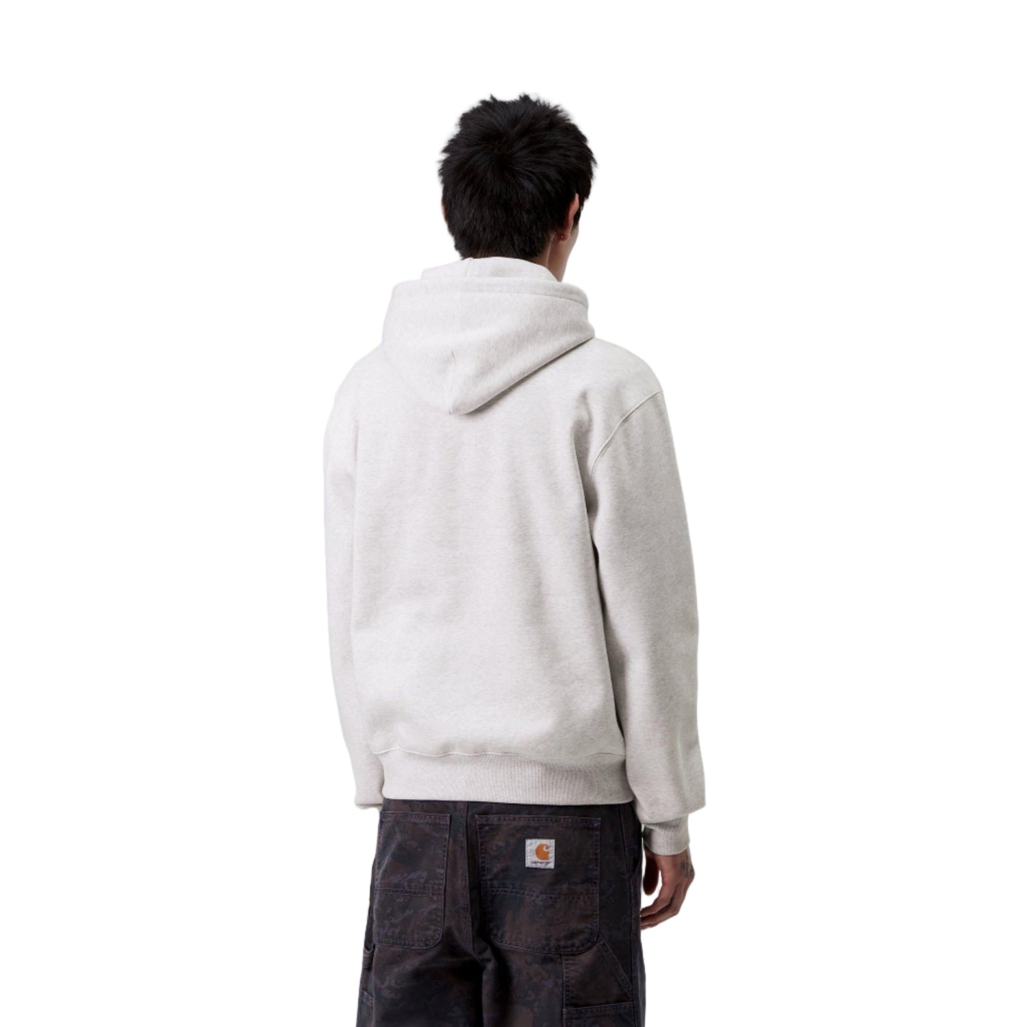 HOODED CARHARTT SWEAT ASH HEATHER / RONDO