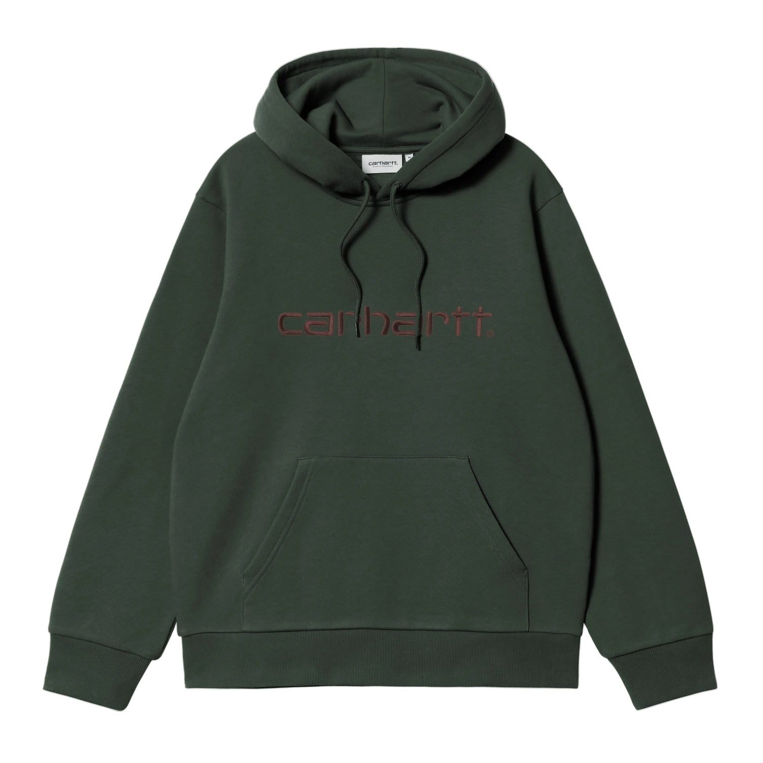 HOODED CARHARTT SWEAT DARK SCARAB / PALISANDER