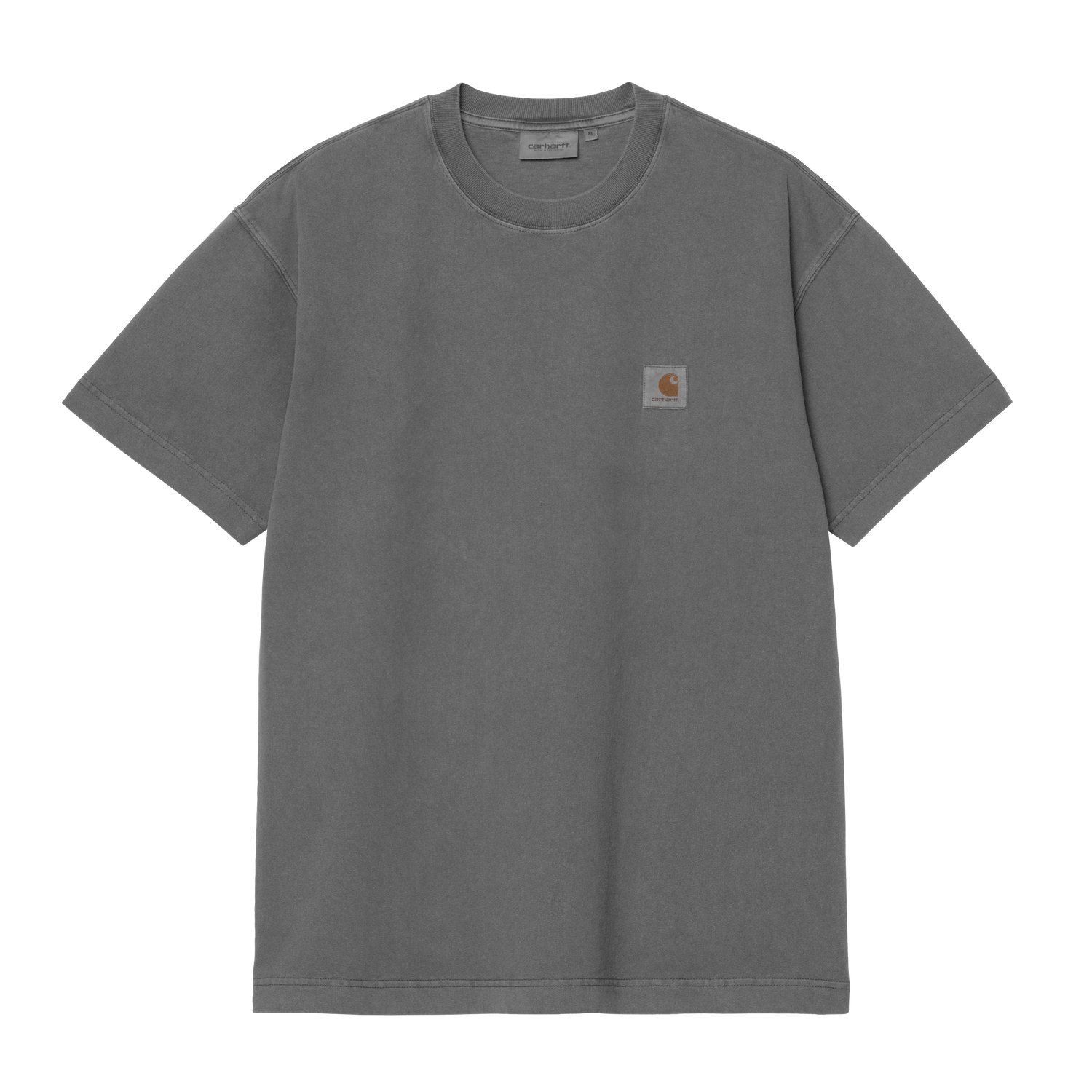 S/S VISTA T-SHIRT BLACK GARMENT DYED