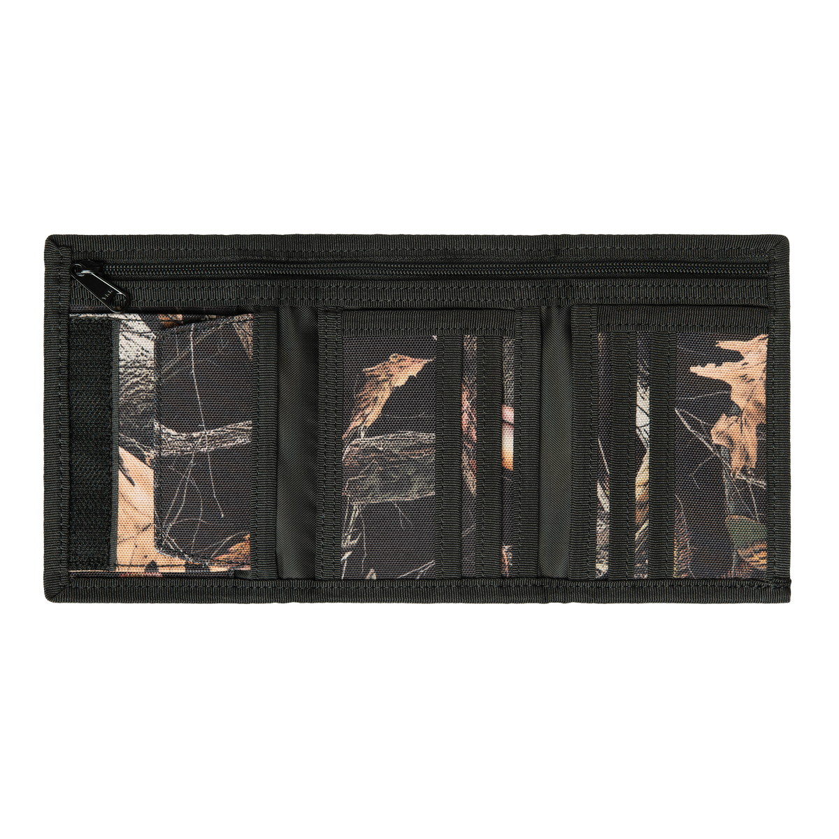 ALEC WALLET CAMO FEATHER TREE BLACK