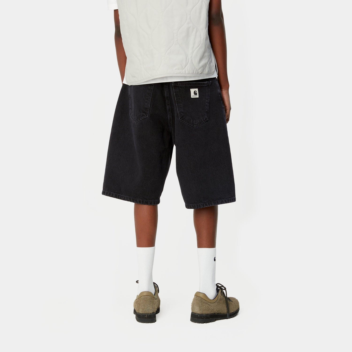 W' BRANDON SHORT BLACK STONE WASHED