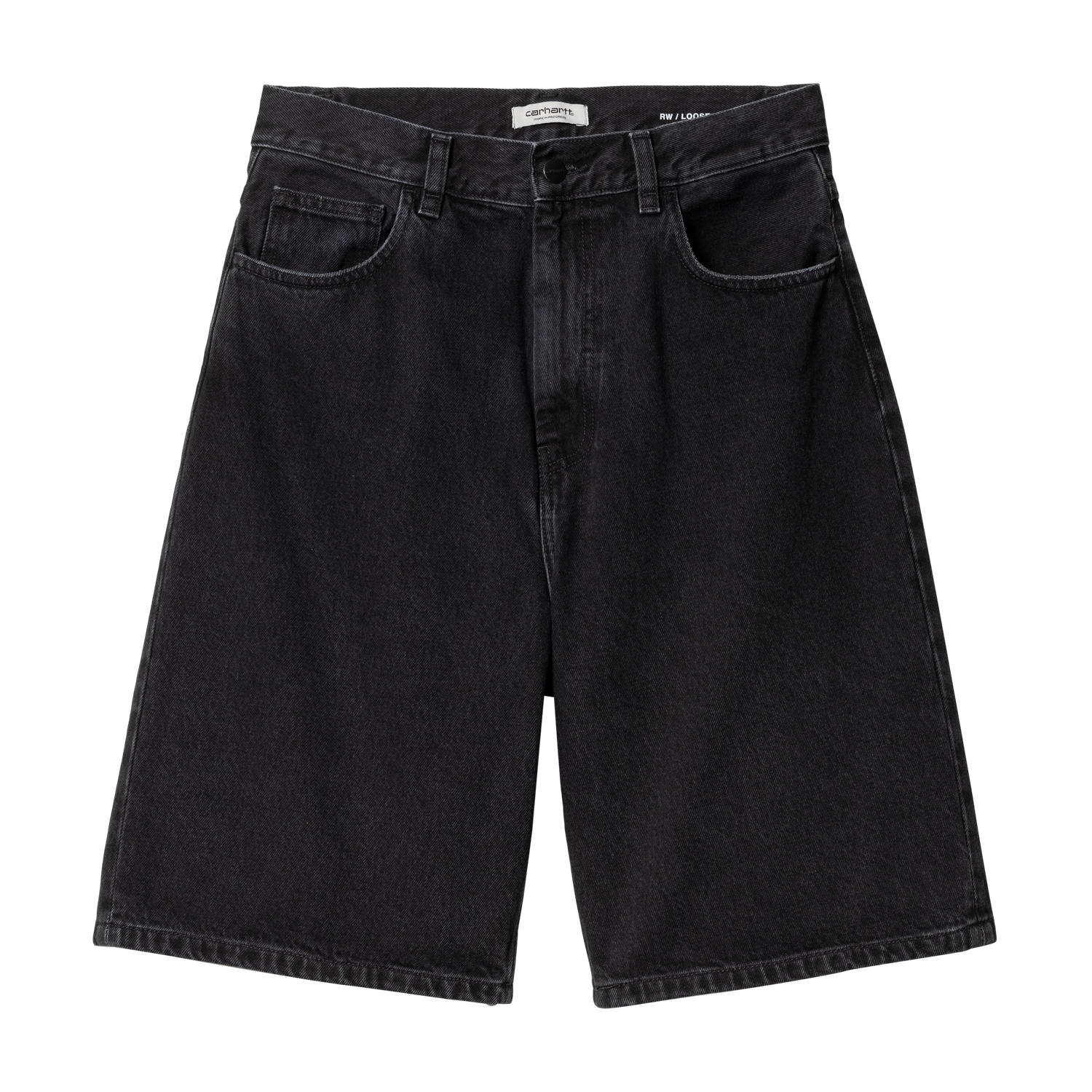 W' BRANDON SHORT BLACK STONE WASHED