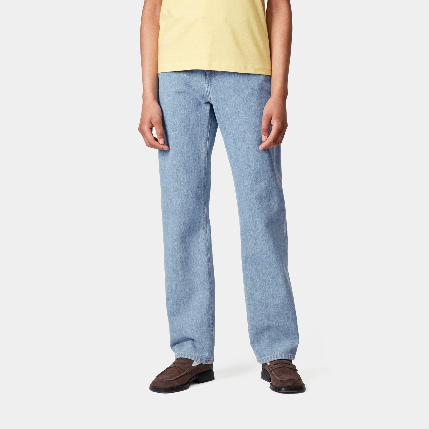 W' NOXON PANT BLUE STONE BLEACHED