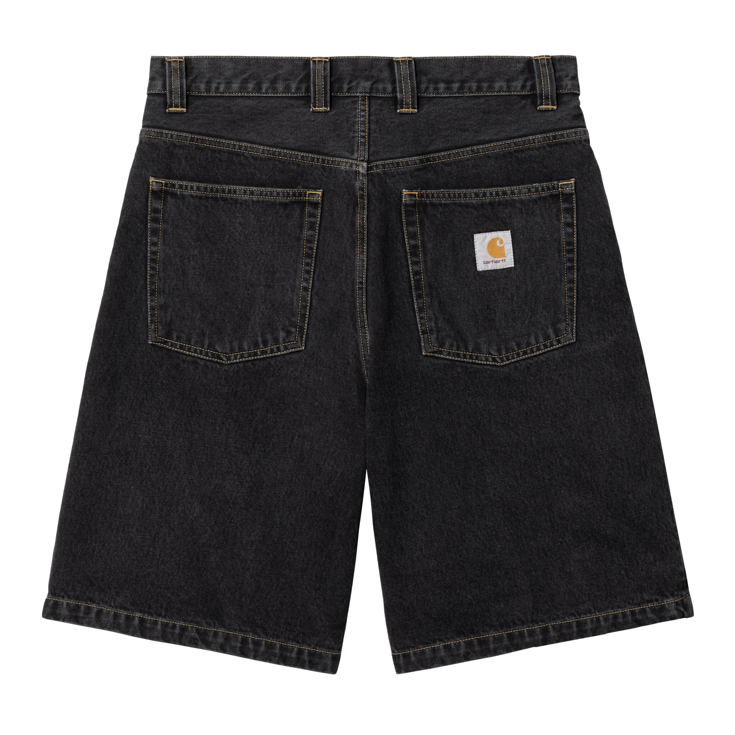 BRANDON SHORT BLACK STONE WASHED