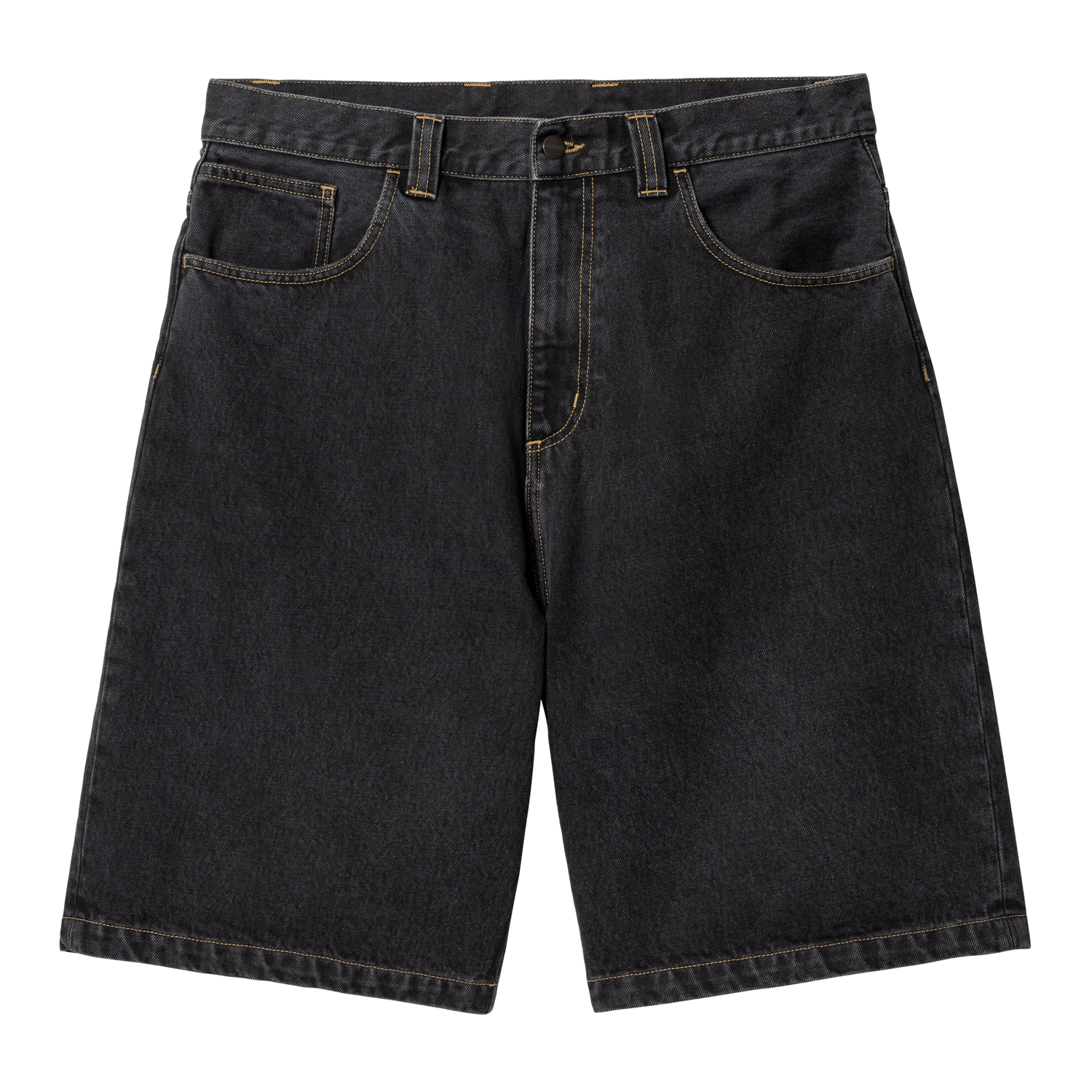 BRANDON SHORT BLACK STONE WASHED
