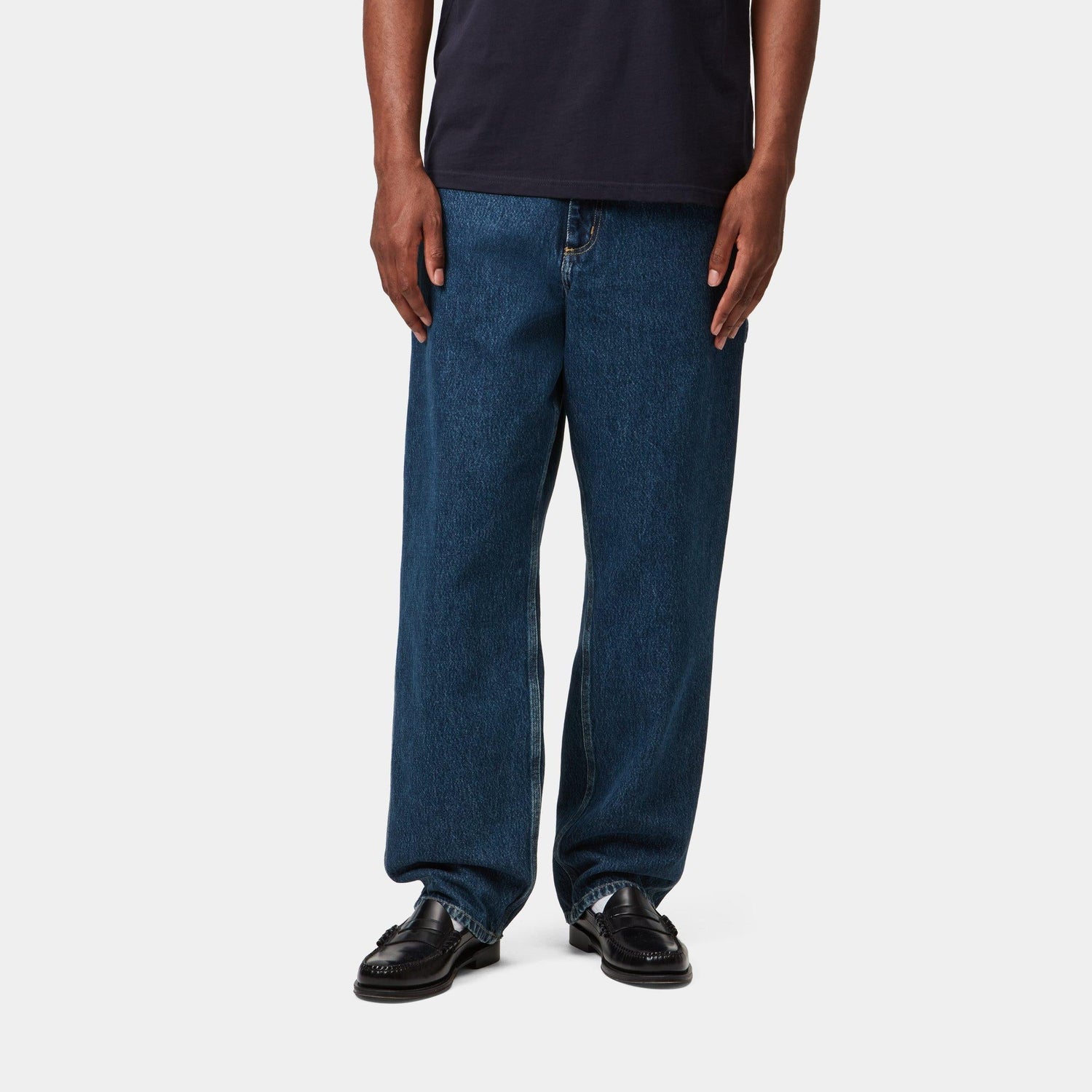 SINGLE KNEE PANT BLUE STONE WASHED