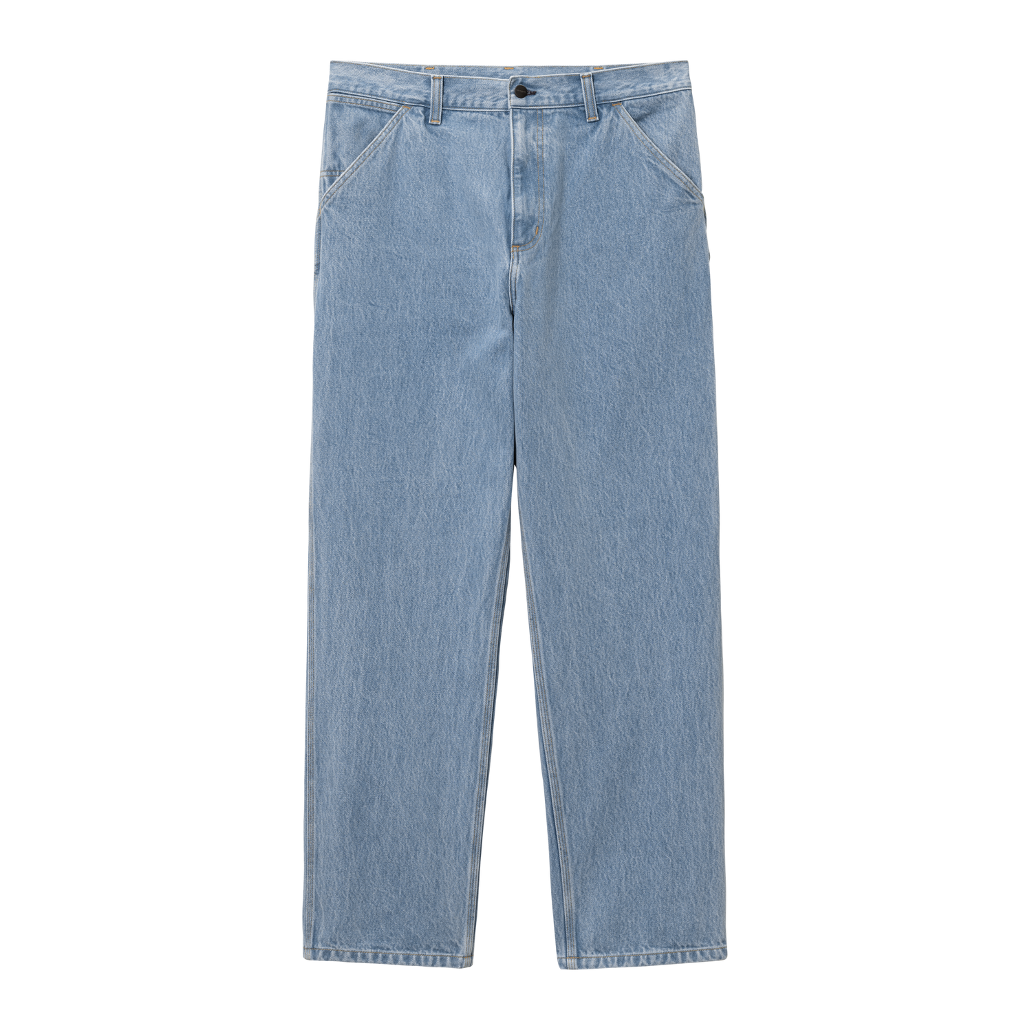 SINGLE KNEE PANT BLUE STONE BLEACHED