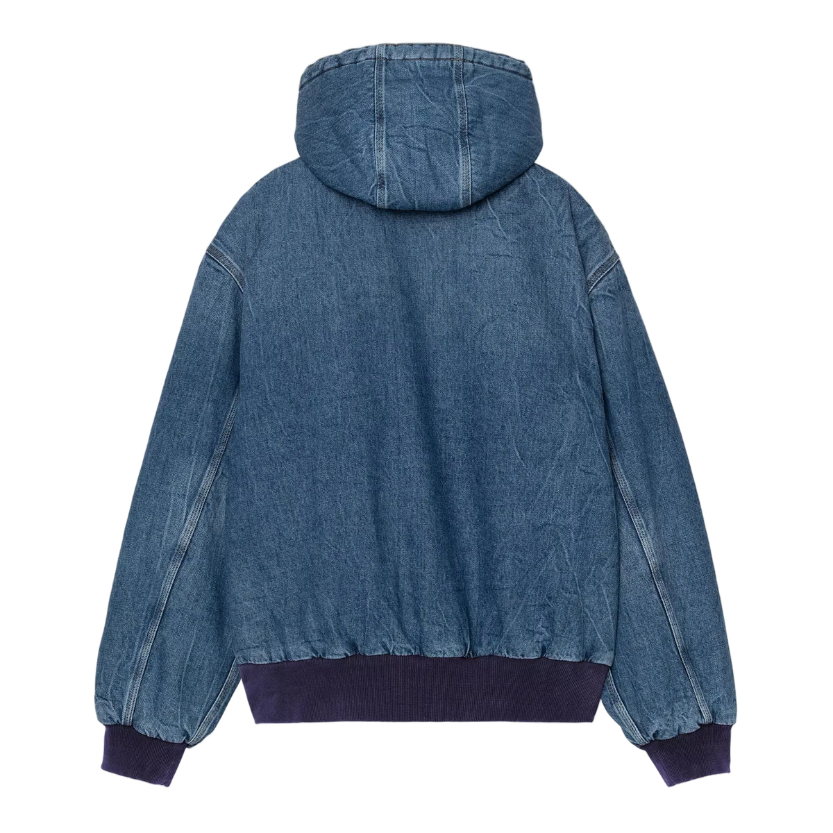 W' OG ACTIVE JACKET BLUE MARBLE USED WASH