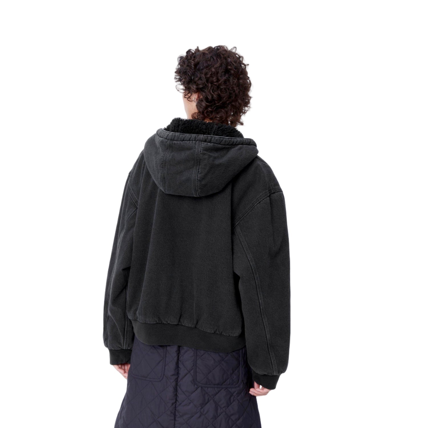 W' OG ACTIVE JACKET BLACK STONE WASHED