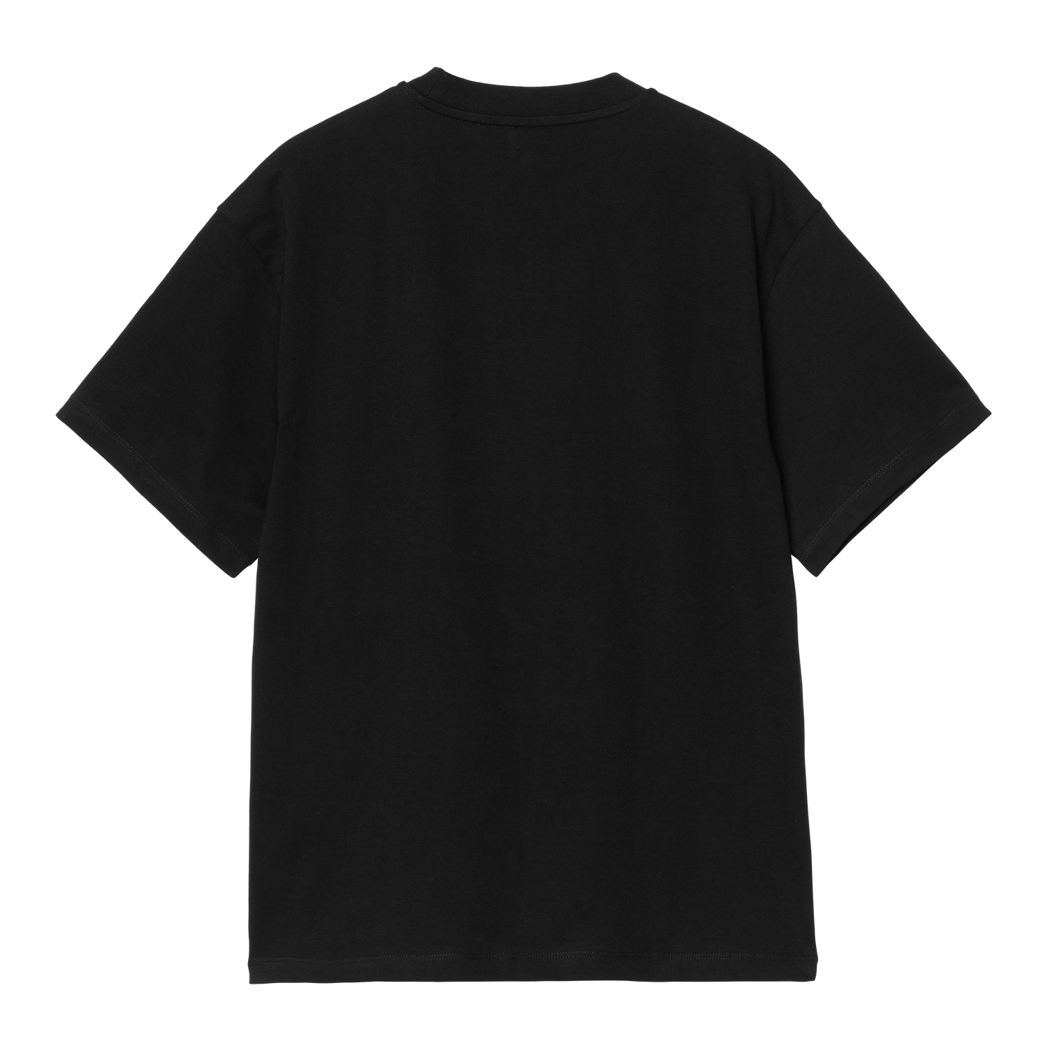 W' S/S HEART PATCH T-SHIRT BLACK / RED