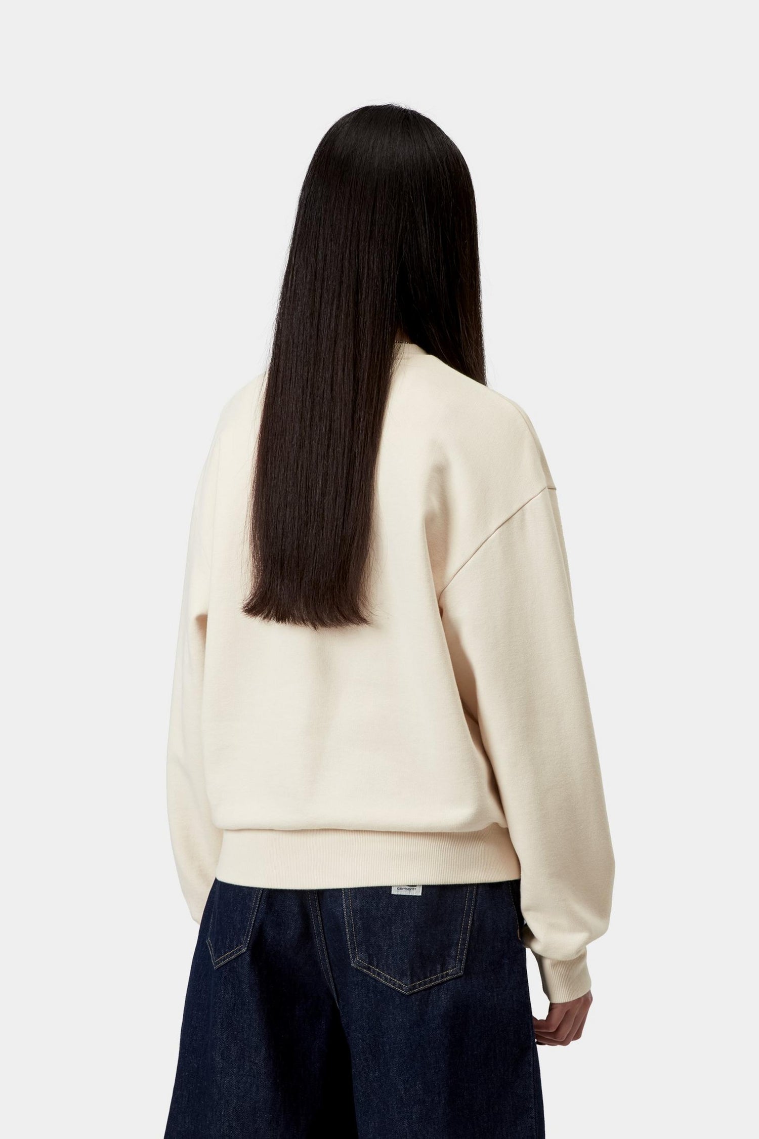 W' CASEY SWEATSHIRT NATURAL / SILVER